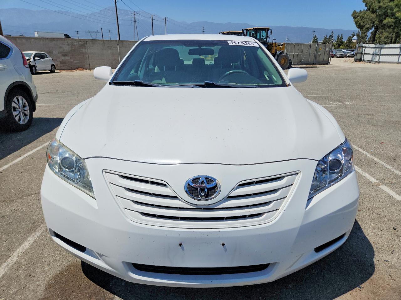 2007 Toyota Camry Ce White vin: 4T4BE46K57R010506