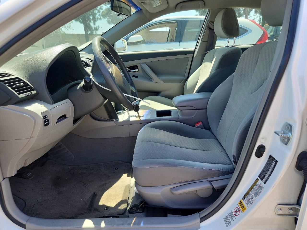 2007 Toyota Camry Ce White vin: 4T4BE46K57R010506