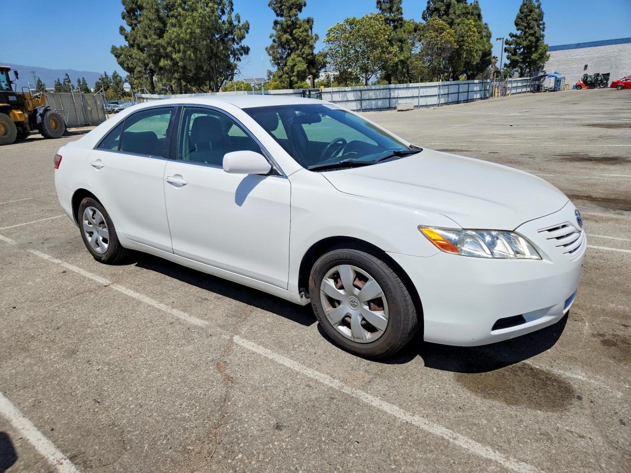 2007 Toyota Camry Ce White vin: 4T4BE46K57R010506