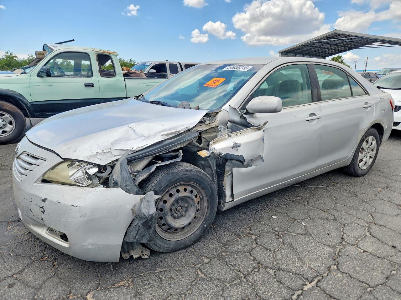 2008 Toyota Camry Le Silver vin: 4T4BE46K58R022236