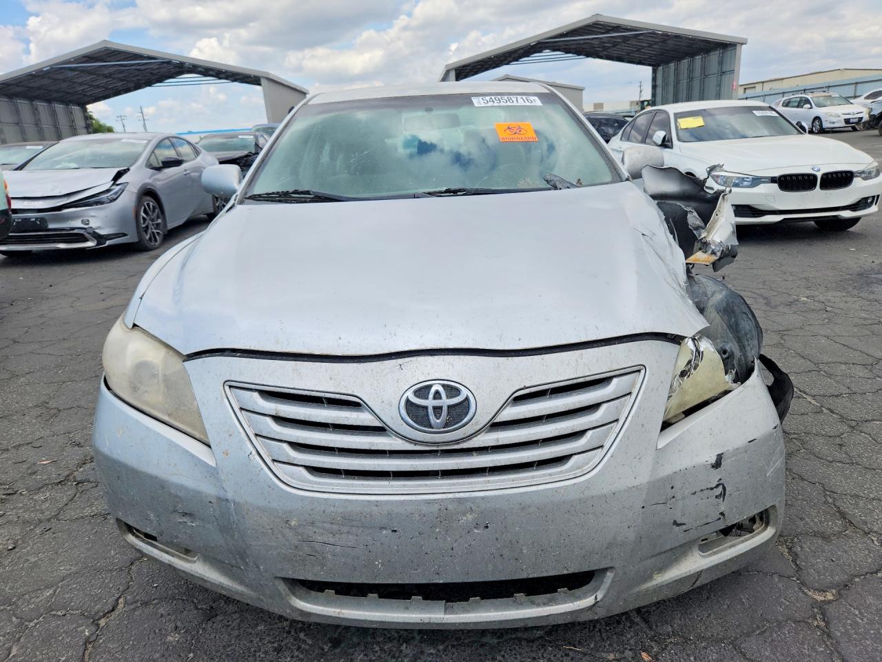 2008 Toyota Camry Le Silver vin: 4T4BE46K58R022236