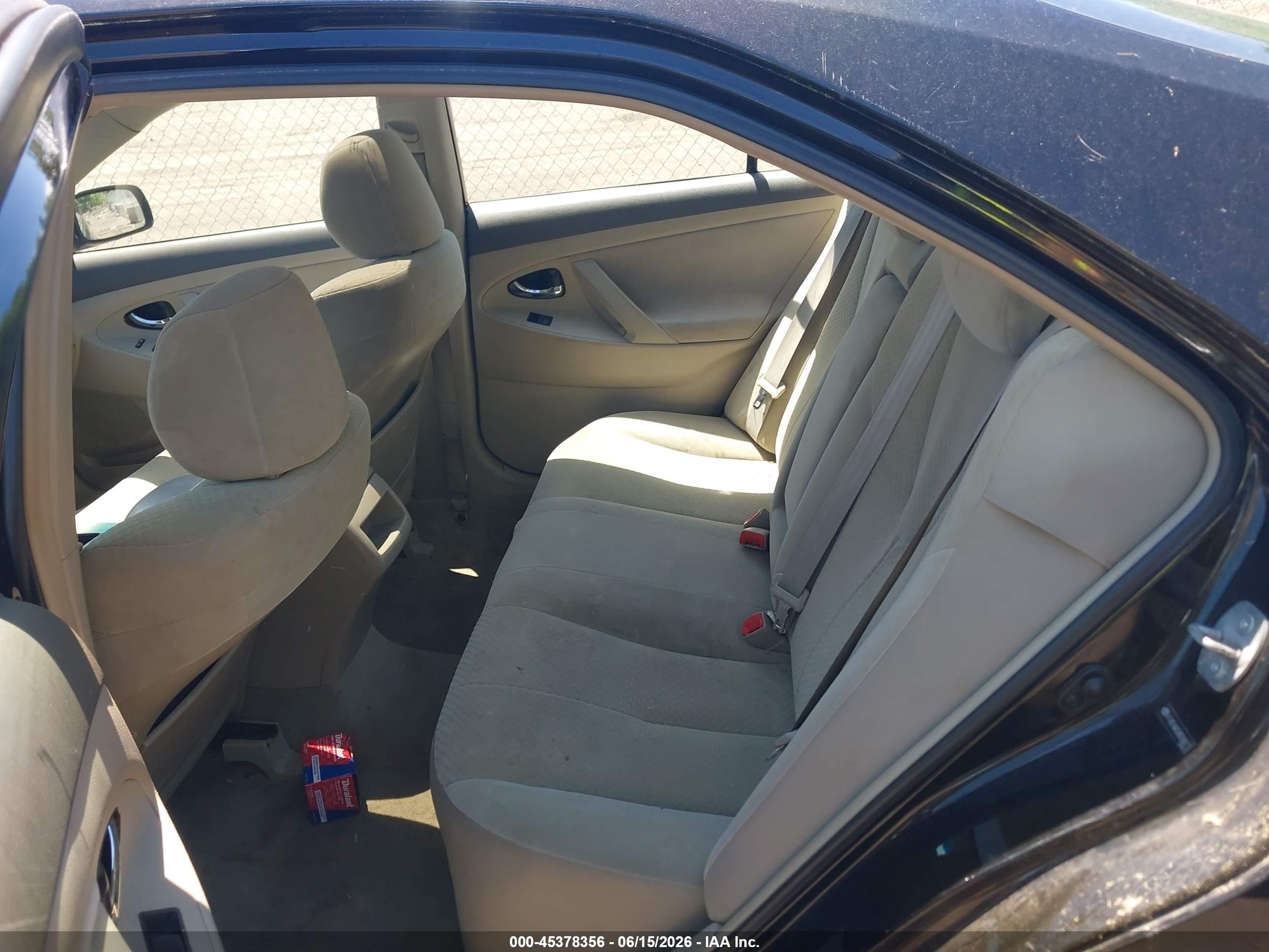 2008 Toyota Camry Le Black vin: 4T4BE46K58R036072