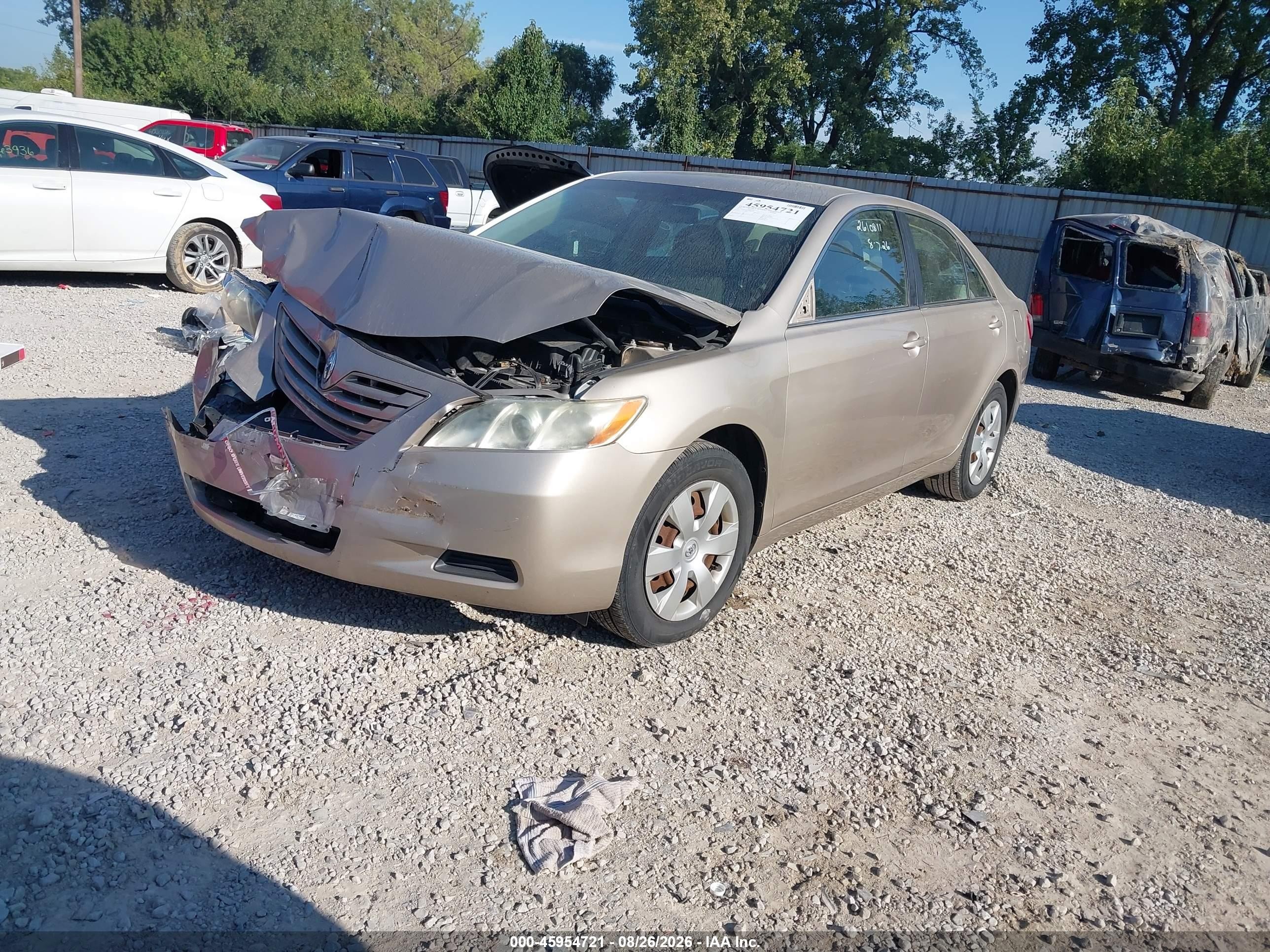 2009 Toyota Camry Le Gold vin: 4T4BE46K59R053861