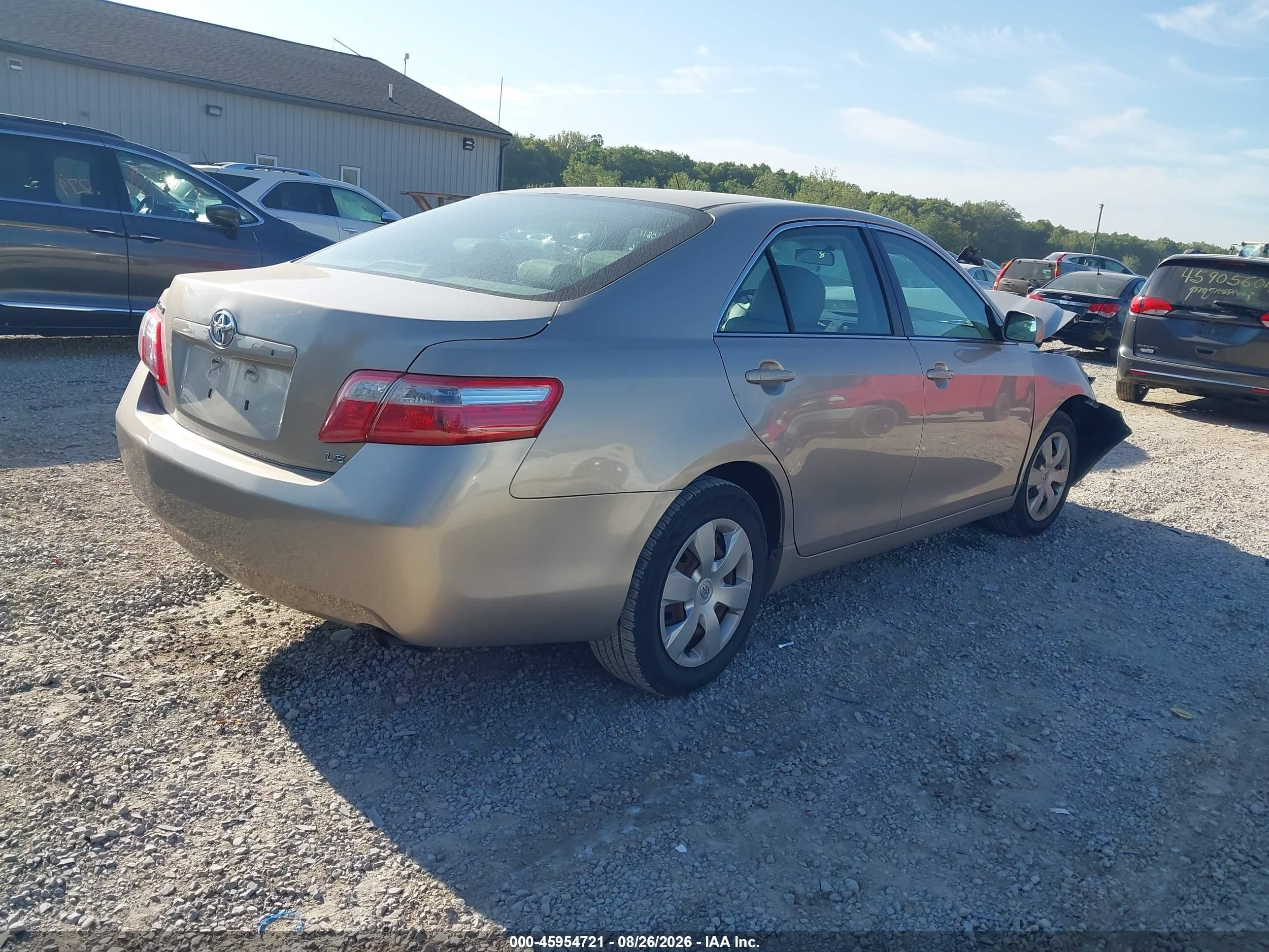 2009 Toyota Camry Le Gold vin: 4T4BE46K59R053861