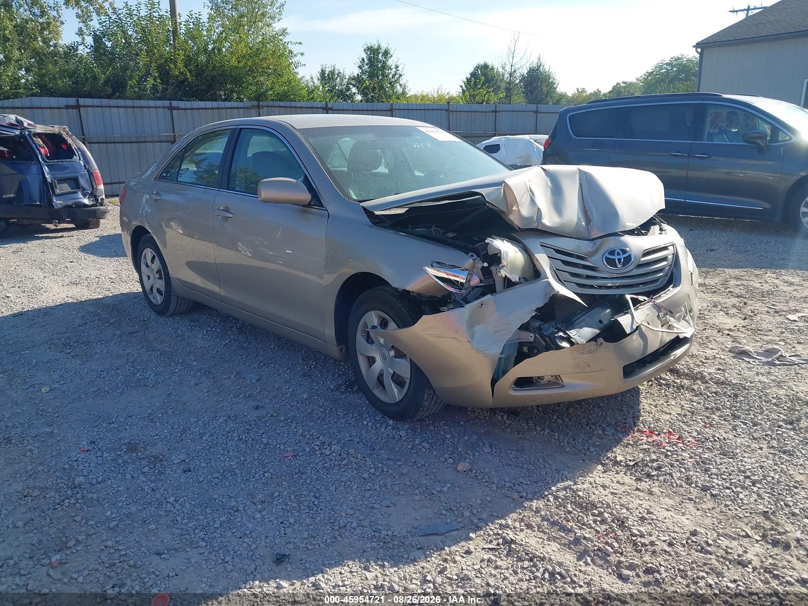 2009 Toyota Camry Le Gold vin: 4T4BE46K59R053861