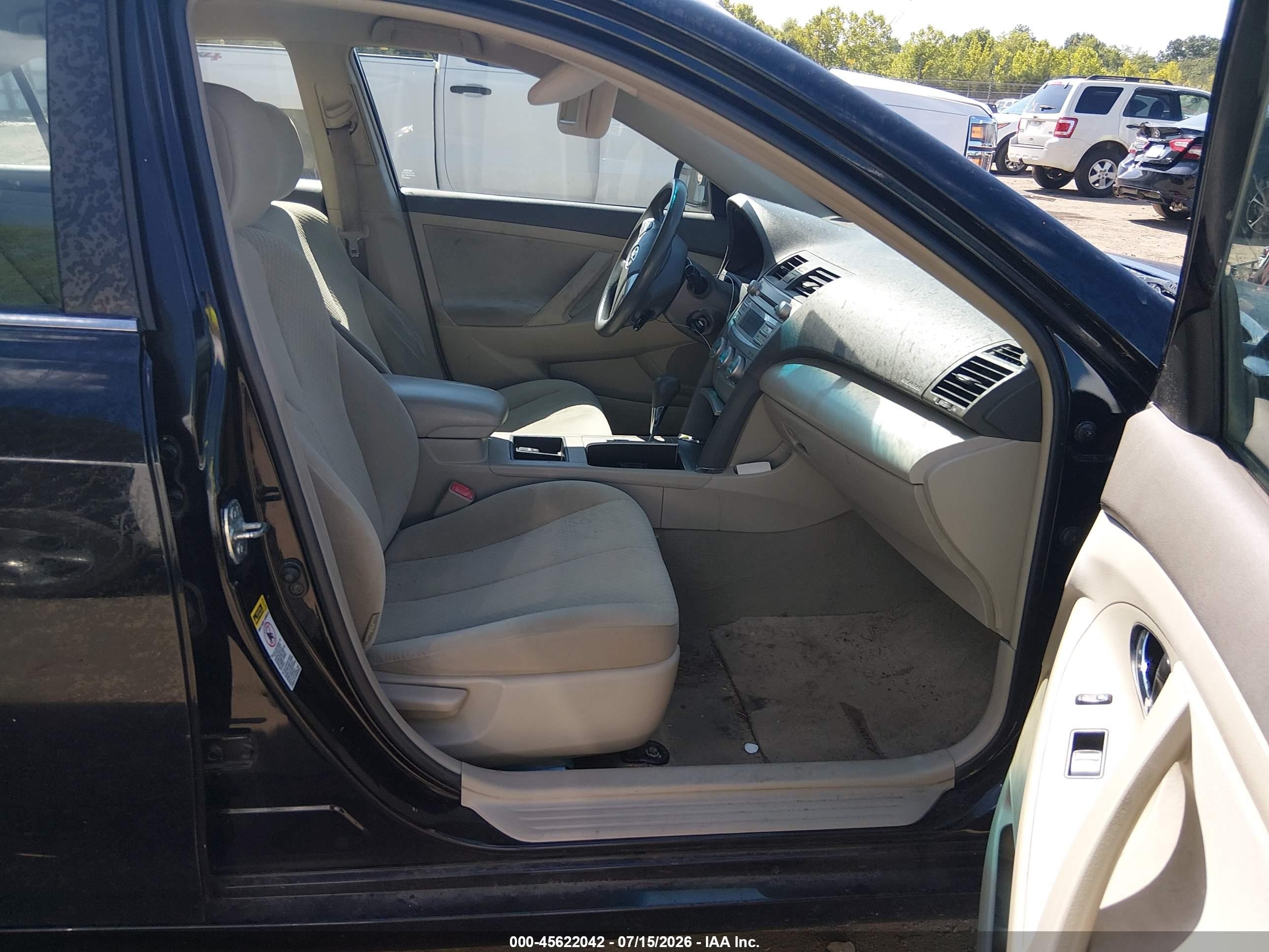 2009 Toyota Camry Le Black vin: 4T4BE46K59R064293
