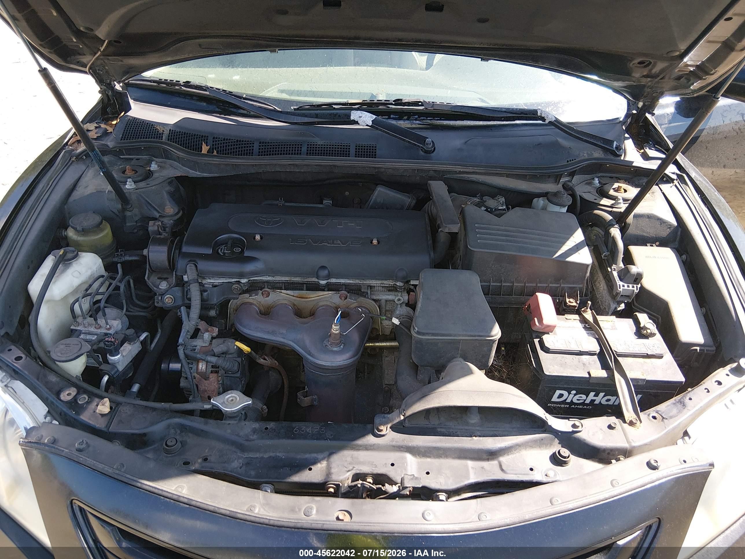 2009 Toyota Camry Le Black vin: 4T4BE46K59R064293