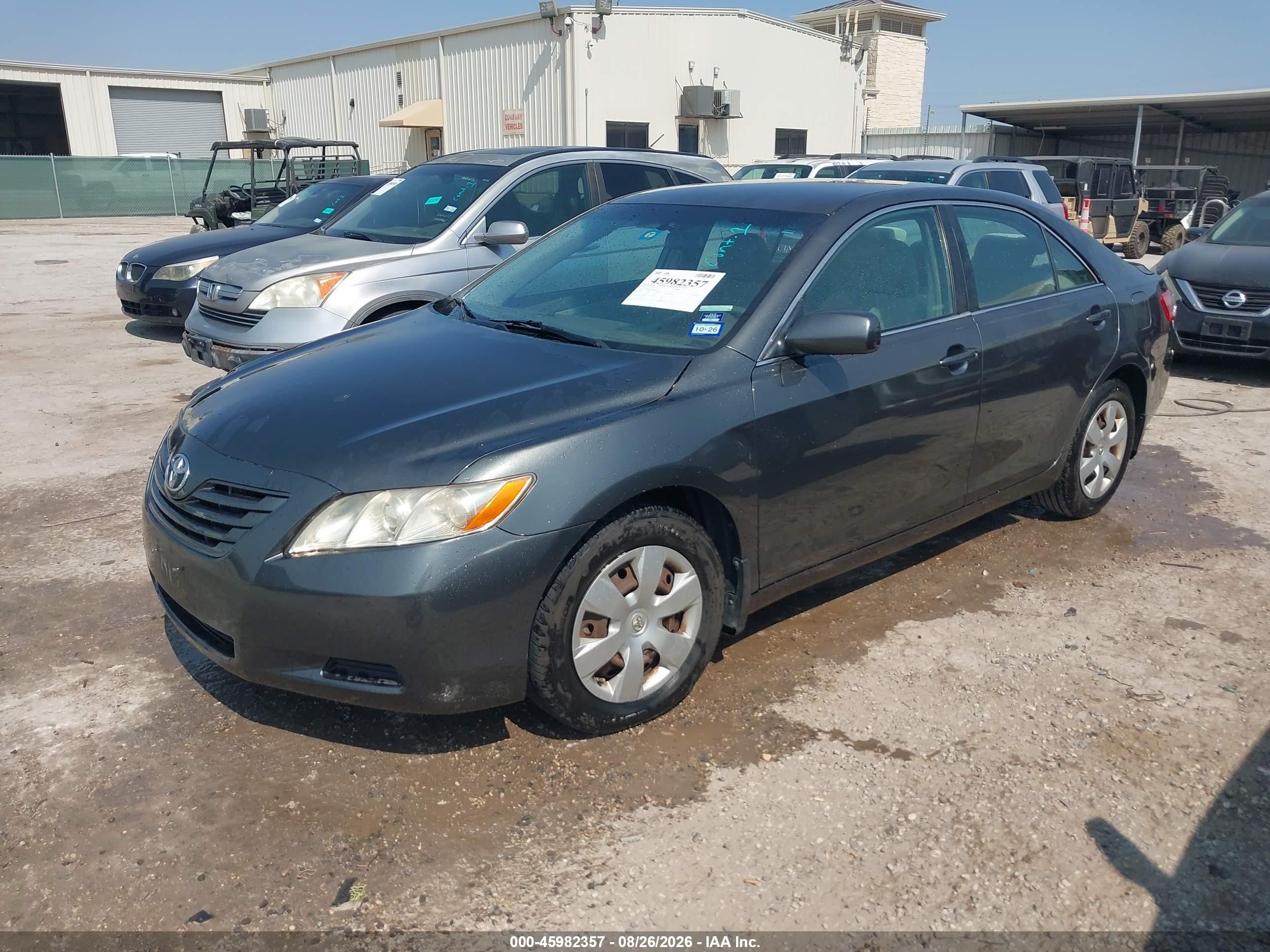 2009 Toyota Camry Le Серый vin: 4T4BE46K59R064553