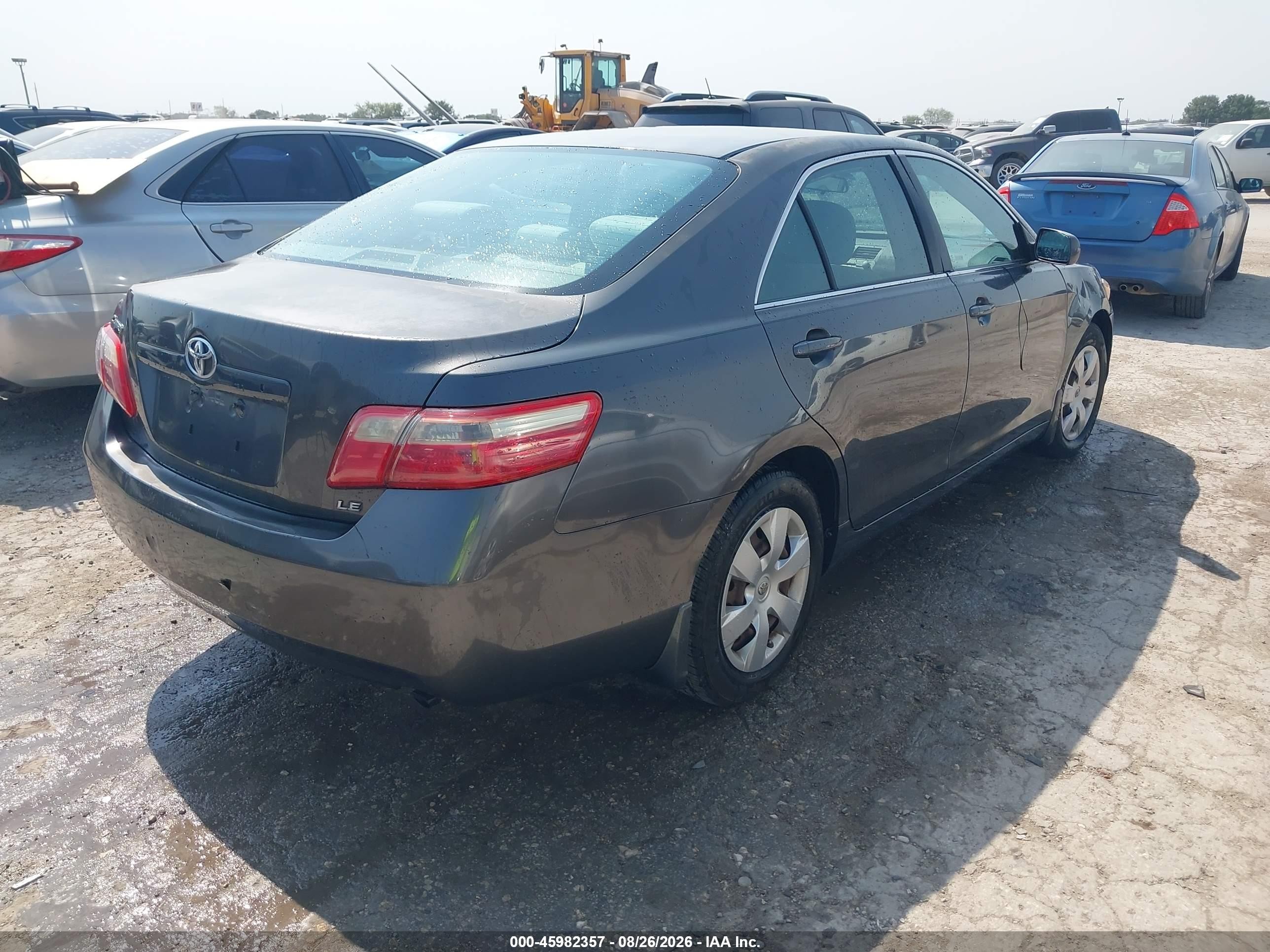 2009 Toyota Camry Le Серый vin: 4T4BE46K59R064553