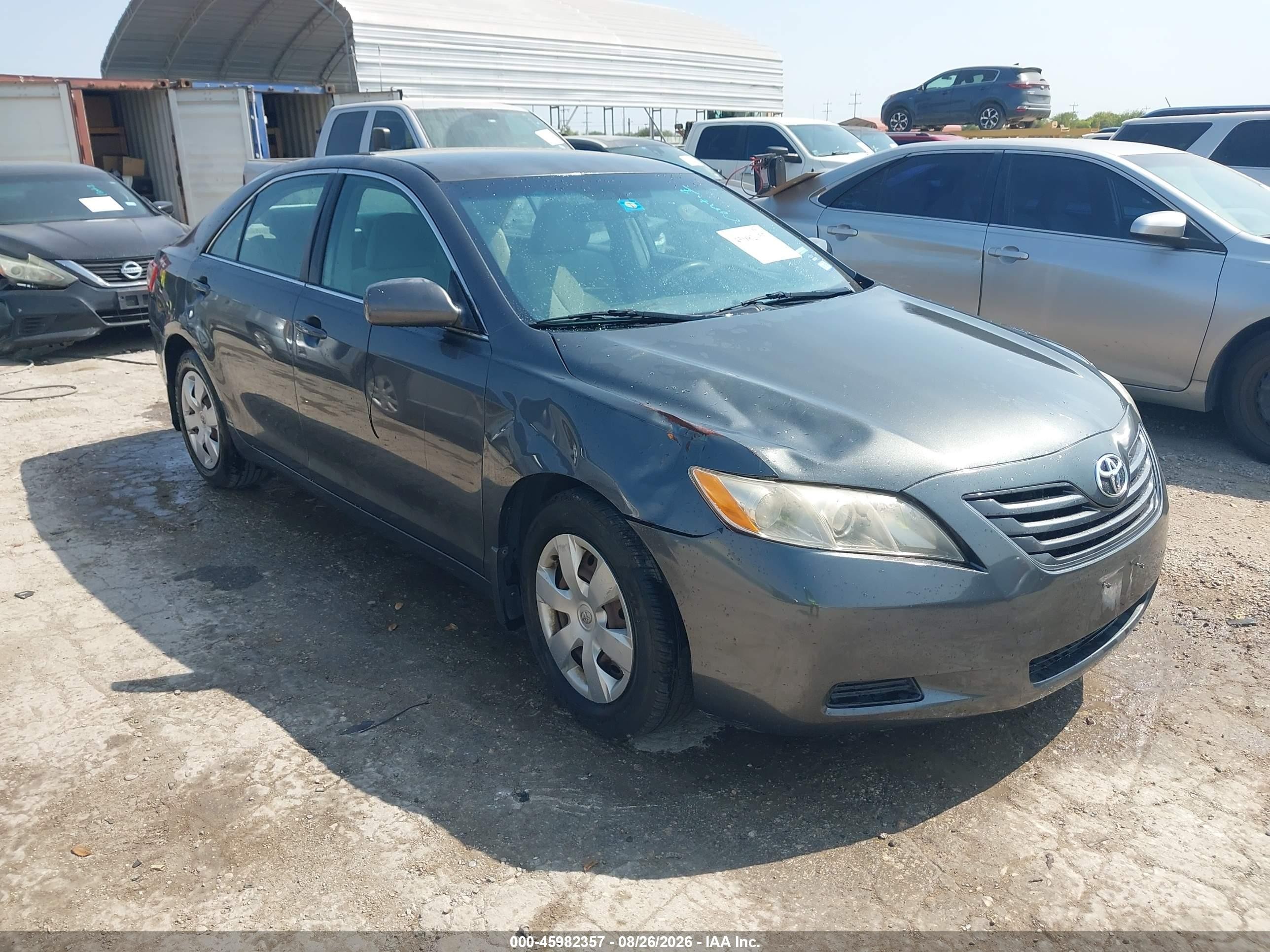 2009 Toyota Camry Le Серый vin: 4T4BE46K59R064553