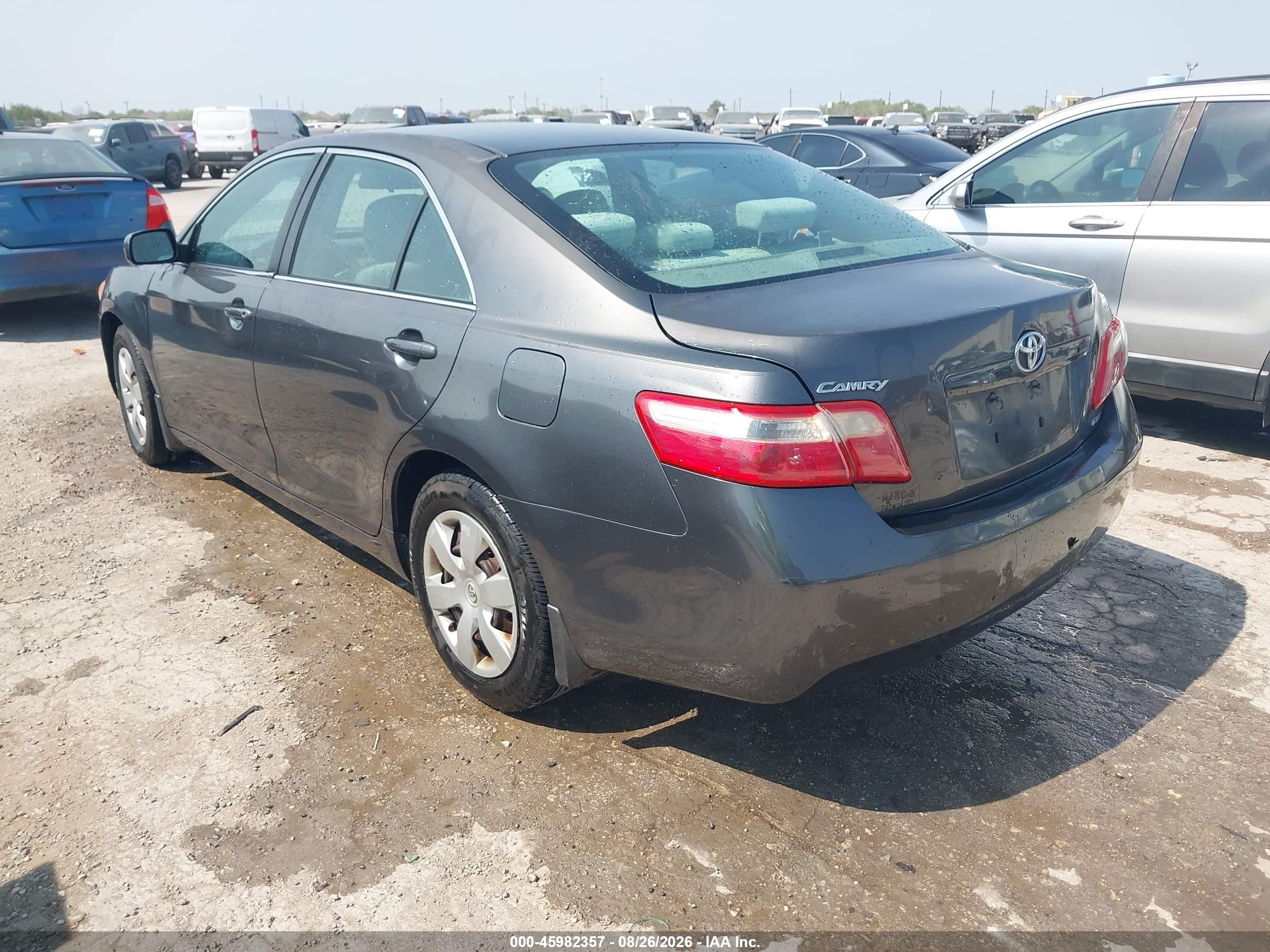 2009 Toyota Camry Le Серый vin: 4T4BE46K59R064553
