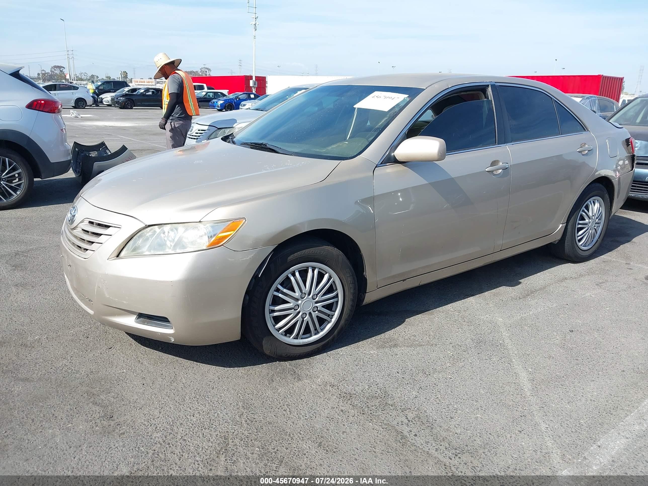 2009 Toyota Camry Le Tan vin: 4T4BE46K59R066044