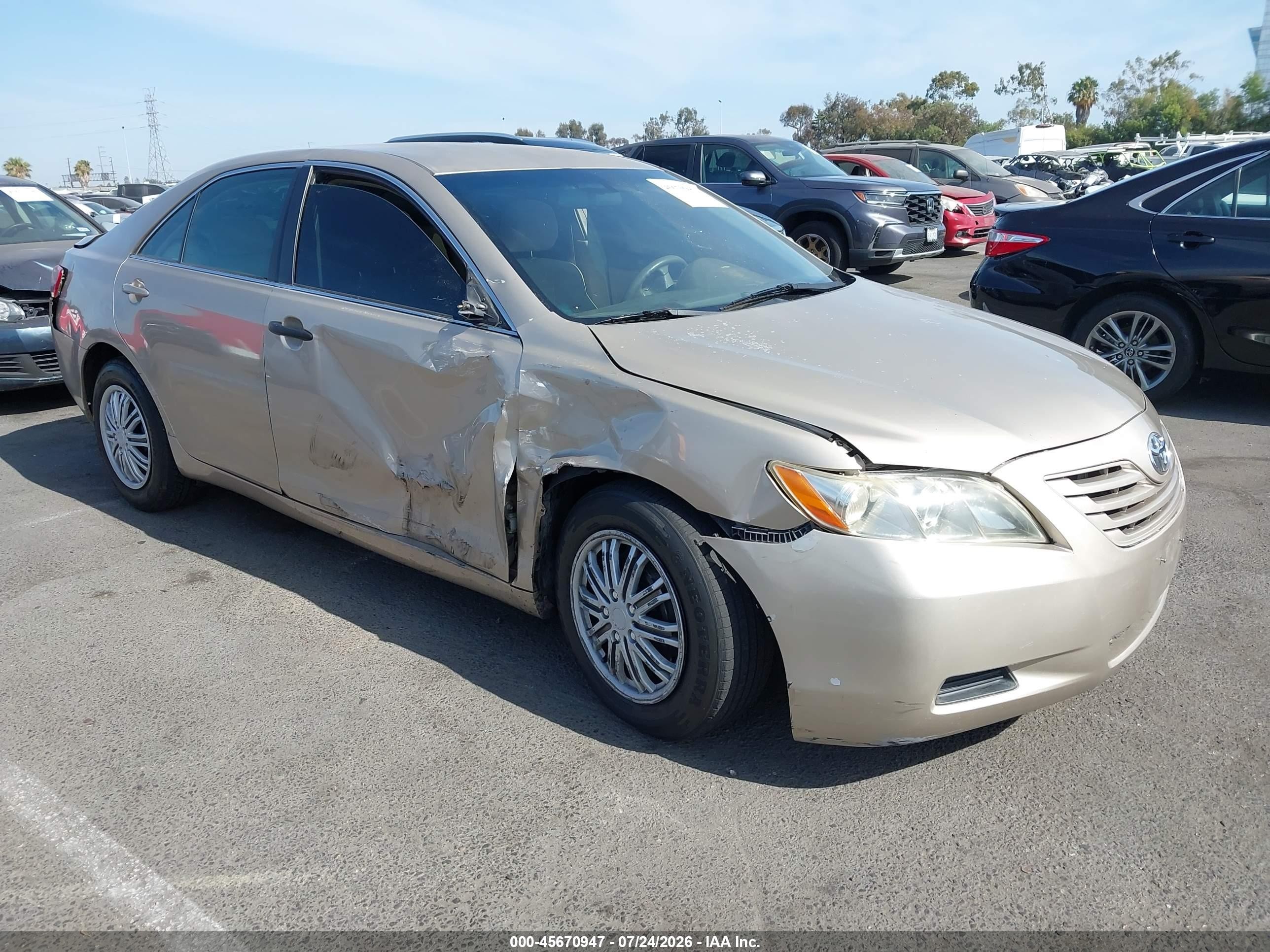 2009 Toyota Camry Le Tan vin: 4T4BE46K59R066044