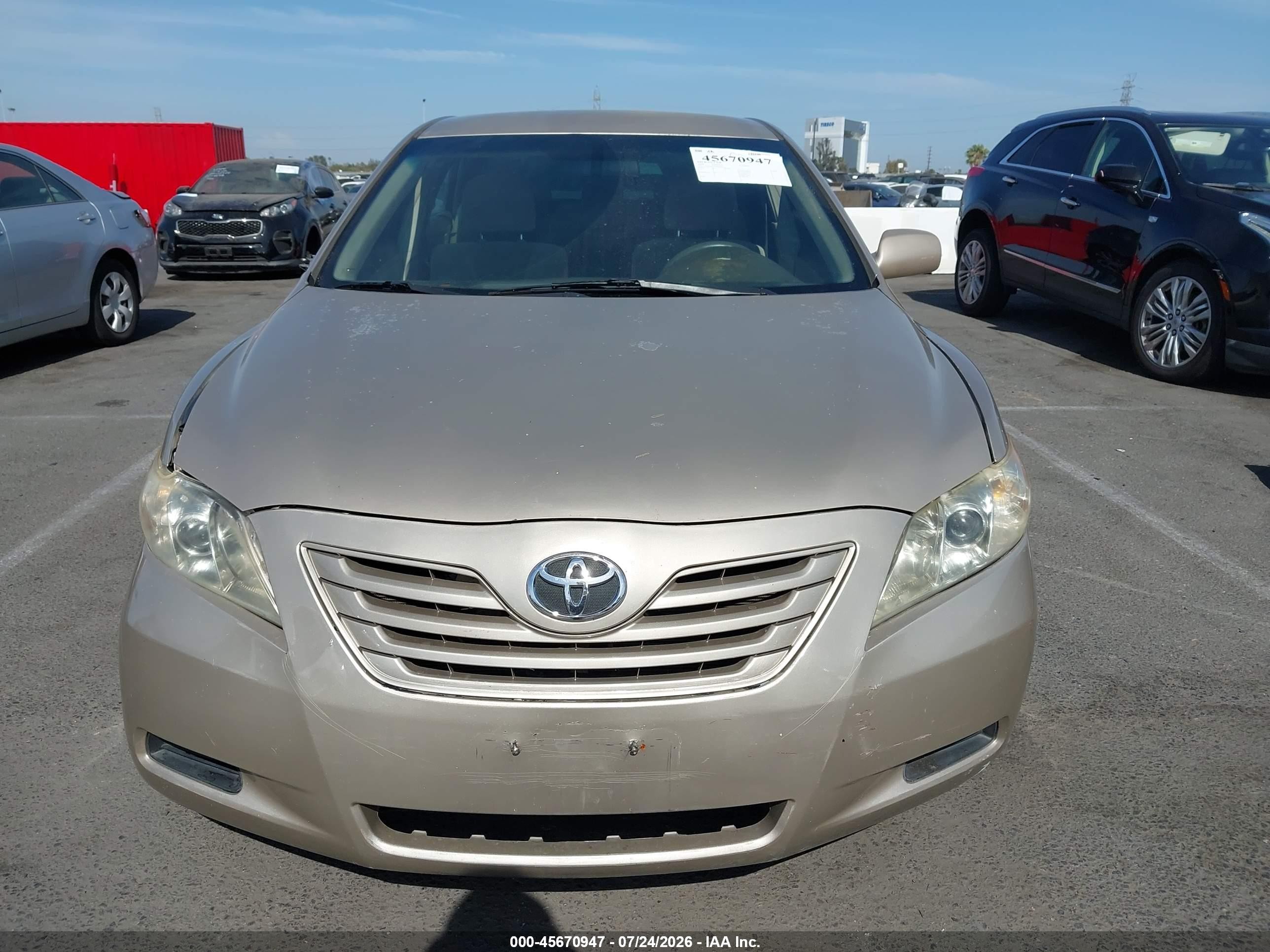 2009 Toyota Camry Le Tan vin: 4T4BE46K59R066044