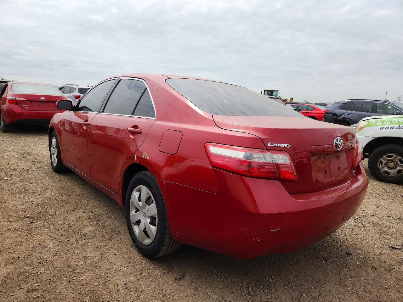2009 Toyota Camry Le Красный vin: 4T4BE46K59R089260