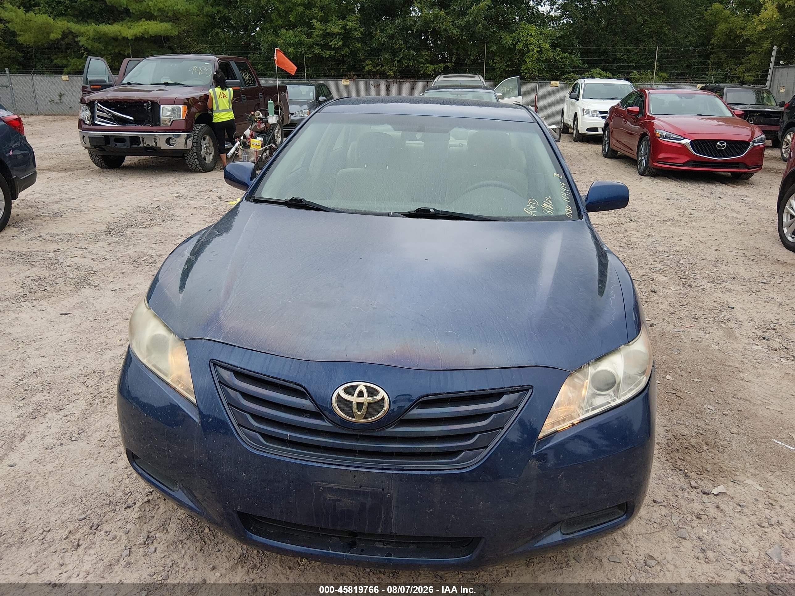 2009 Toyota Camry Le Blue vin: 4T4BE46K59R098590