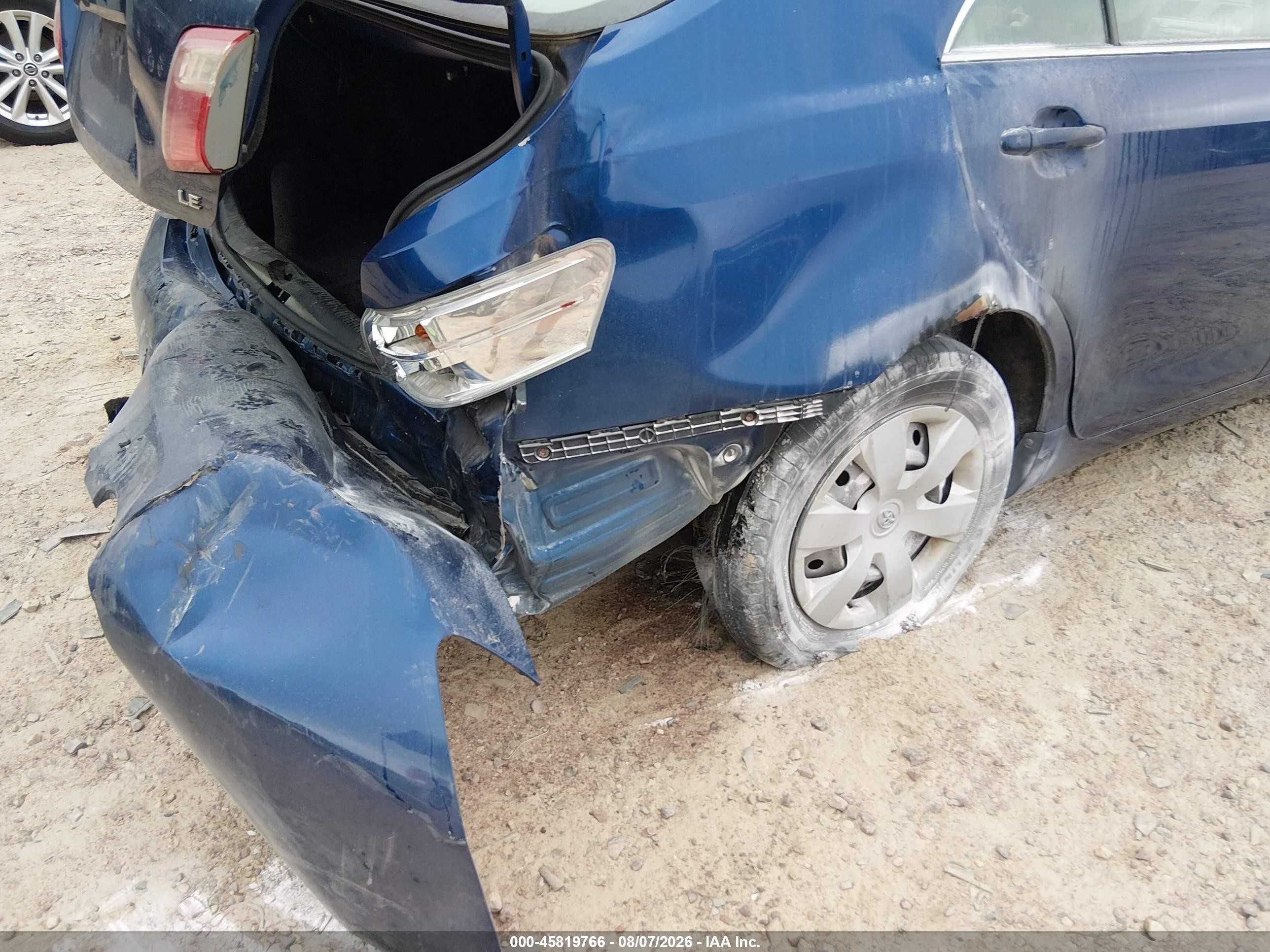 2009 Toyota Camry Le Blue vin: 4T4BE46K59R098590