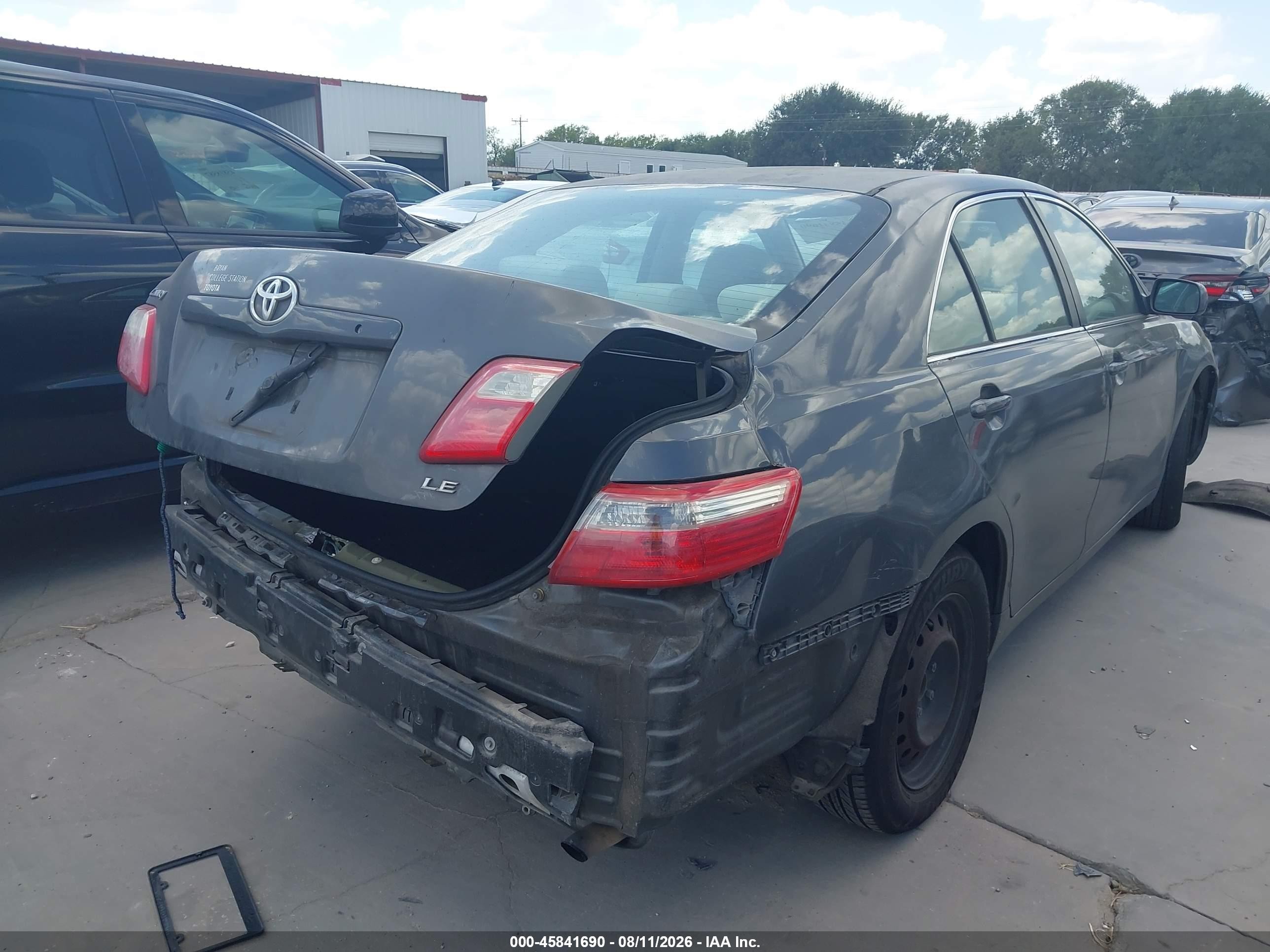 2009 Toyota Camry Le Gray vin: 4T4BE46K59R099853