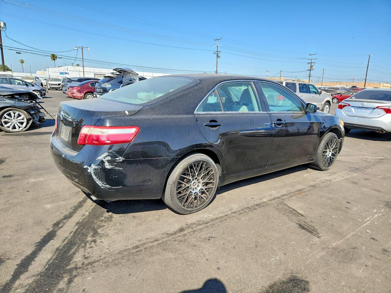 2009 Toyota Camry Base Black vin: 4T4BE46K59R107661