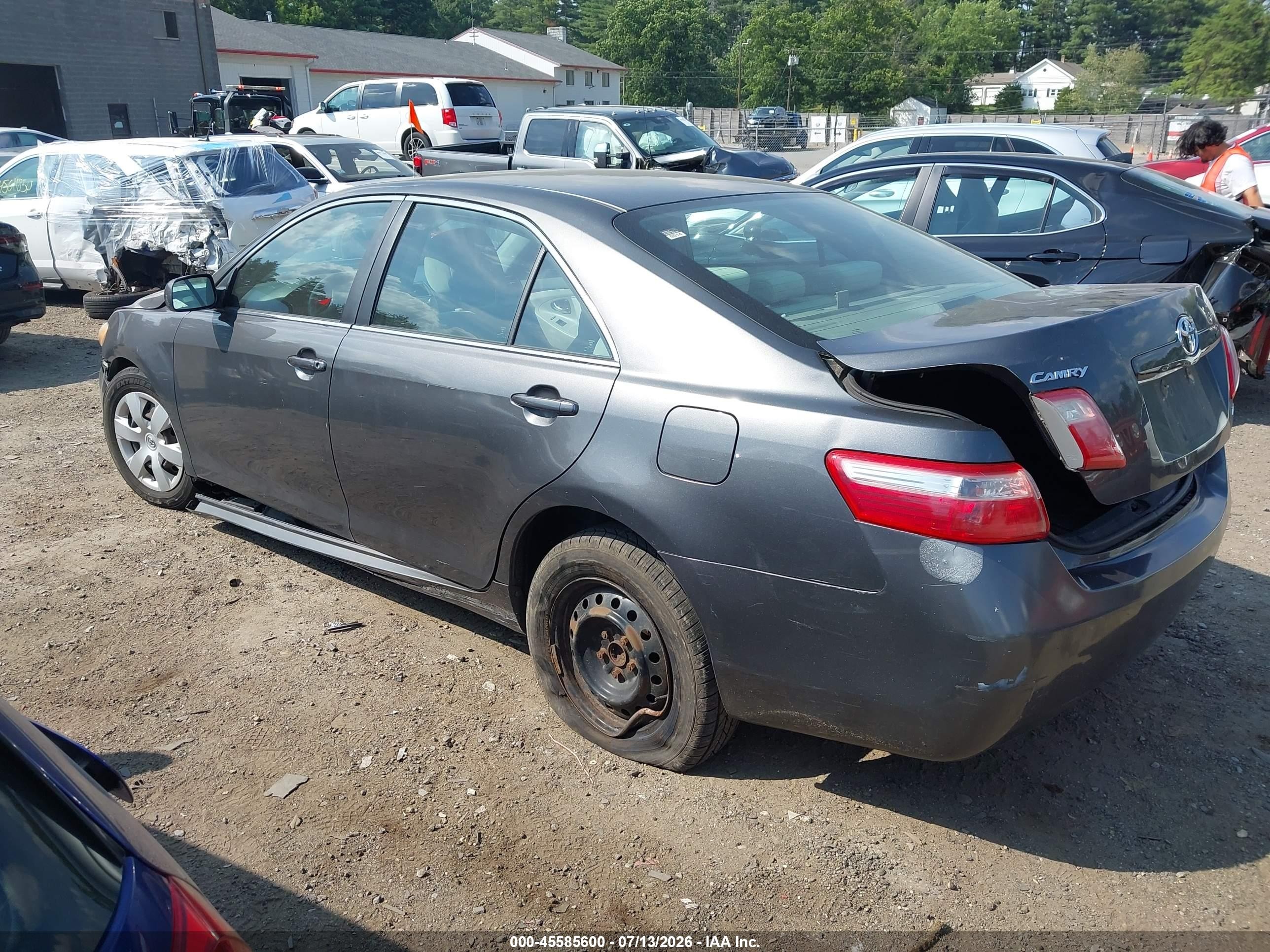 2009 Toyota Camry Le Gray vin: 4T4BE46K59R115372