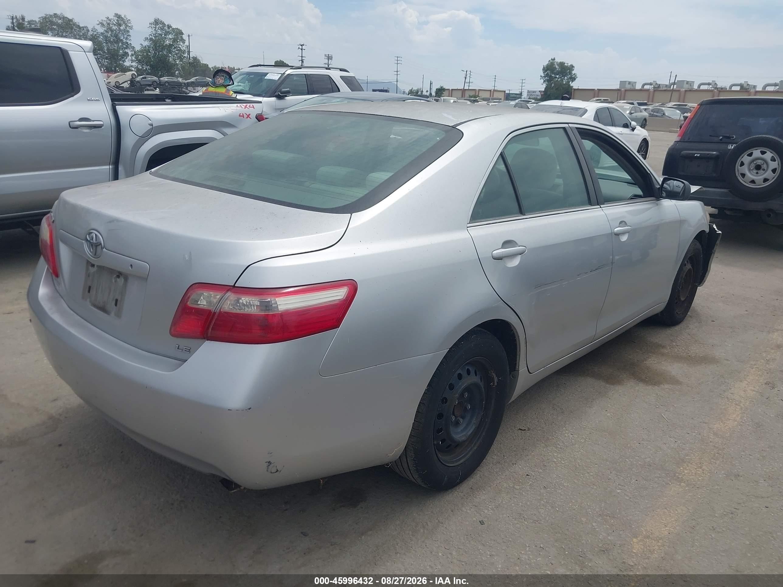 2009 Toyota Camry Le Серебряный vin: 4T4BE46K59R118319