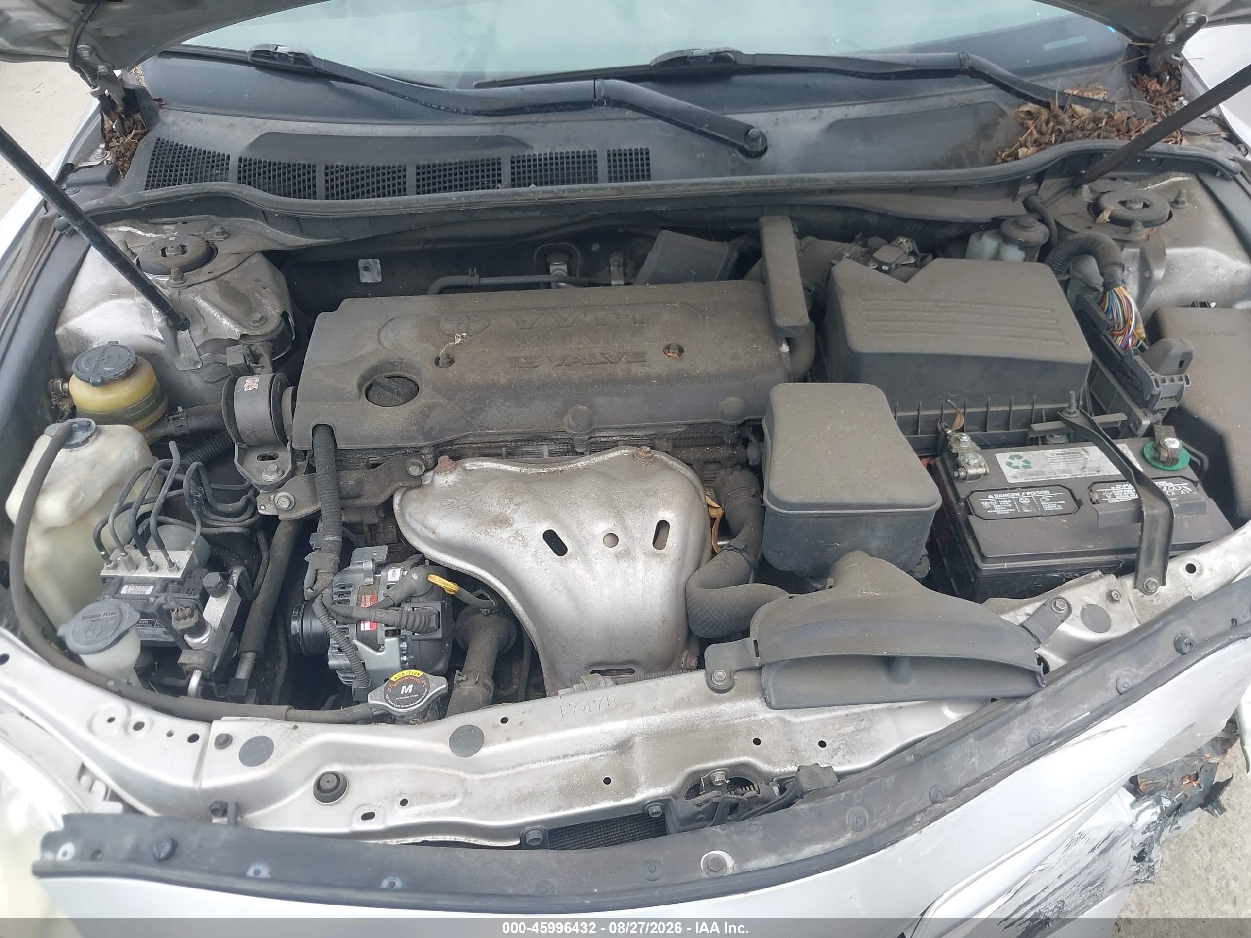2009 Toyota Camry Le Серебряный vin: 4T4BE46K59R118319