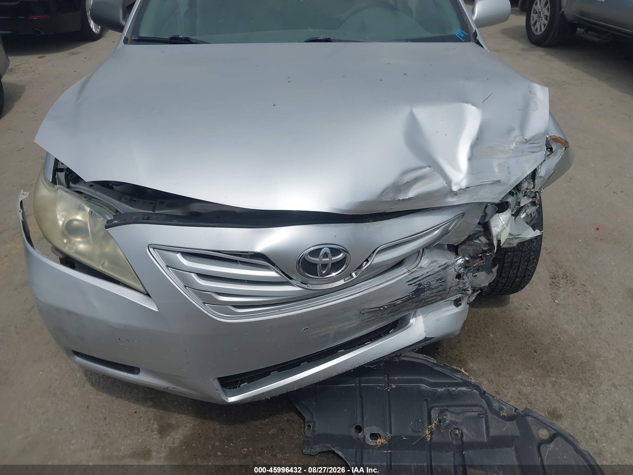 2009 Toyota Camry Le Серебряный vin: 4T4BE46K59R118319