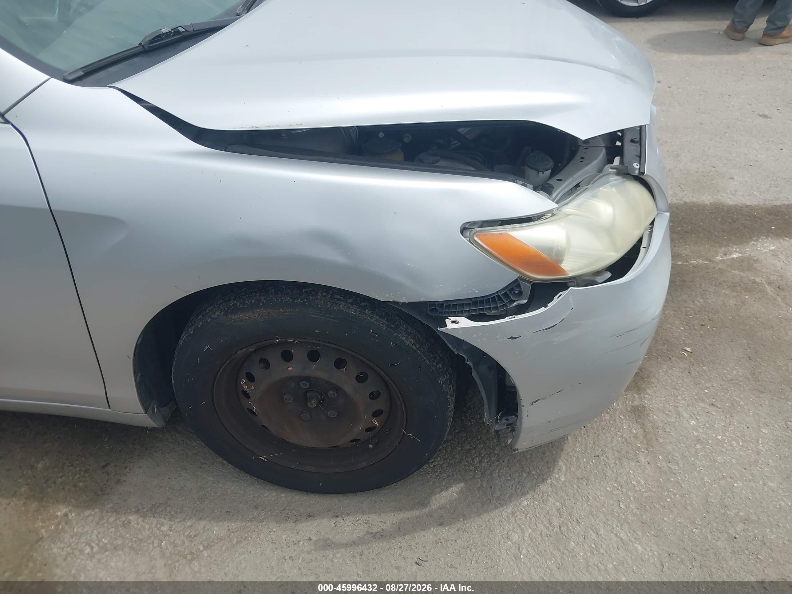 2009 Toyota Camry Le Серебряный vin: 4T4BE46K59R118319