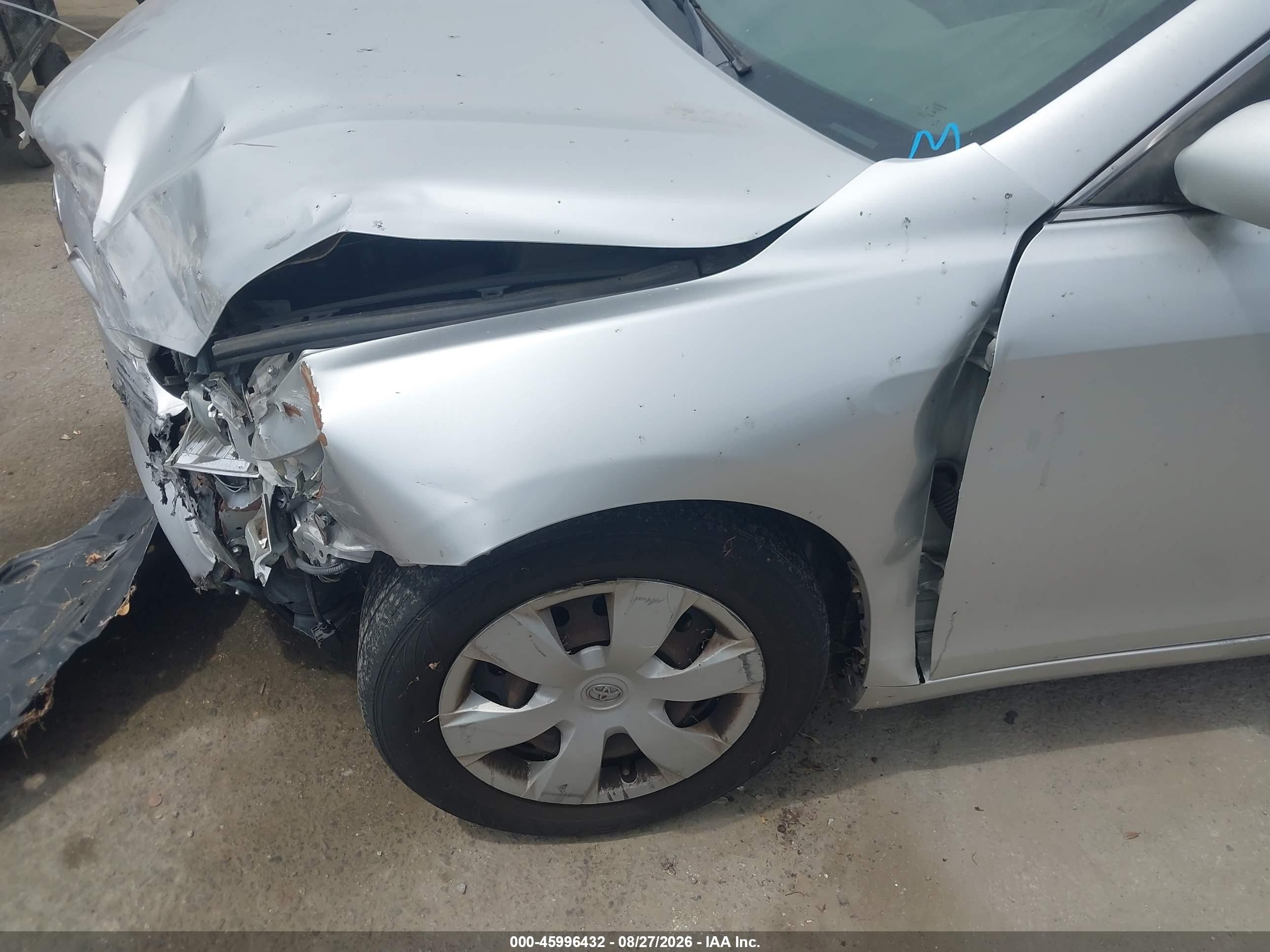 2009 Toyota Camry Le Серебряный vin: 4T4BE46K59R118319