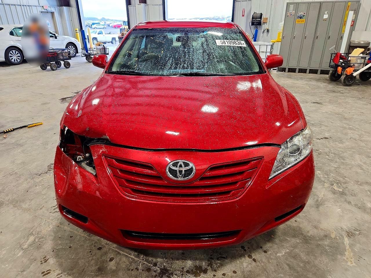 2008 Toyota Camry Le Red vin: 4T4BE46K68R015893