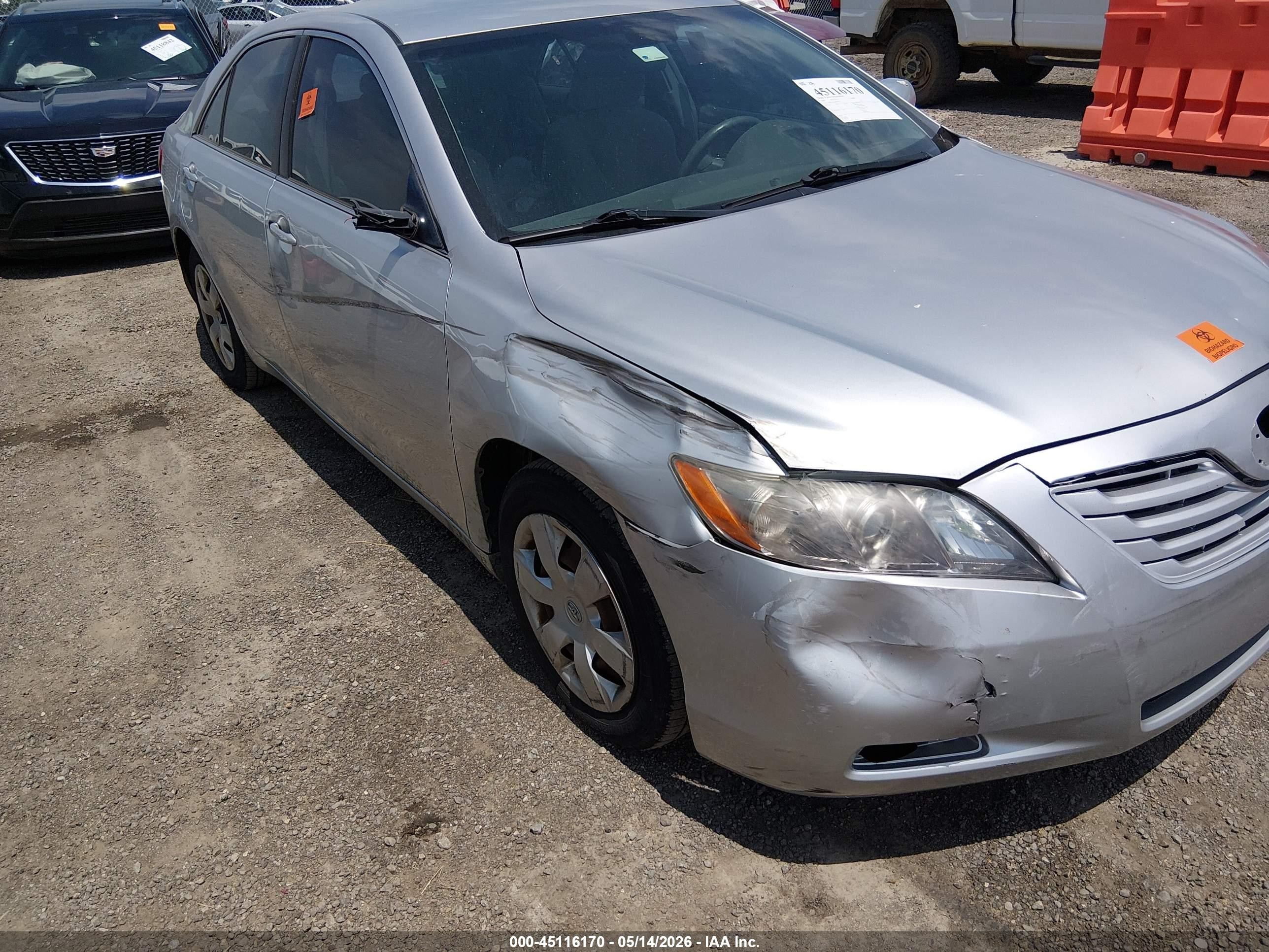 2008 Toyota Camry Le Silver vin: 4T4BE46K68R018213