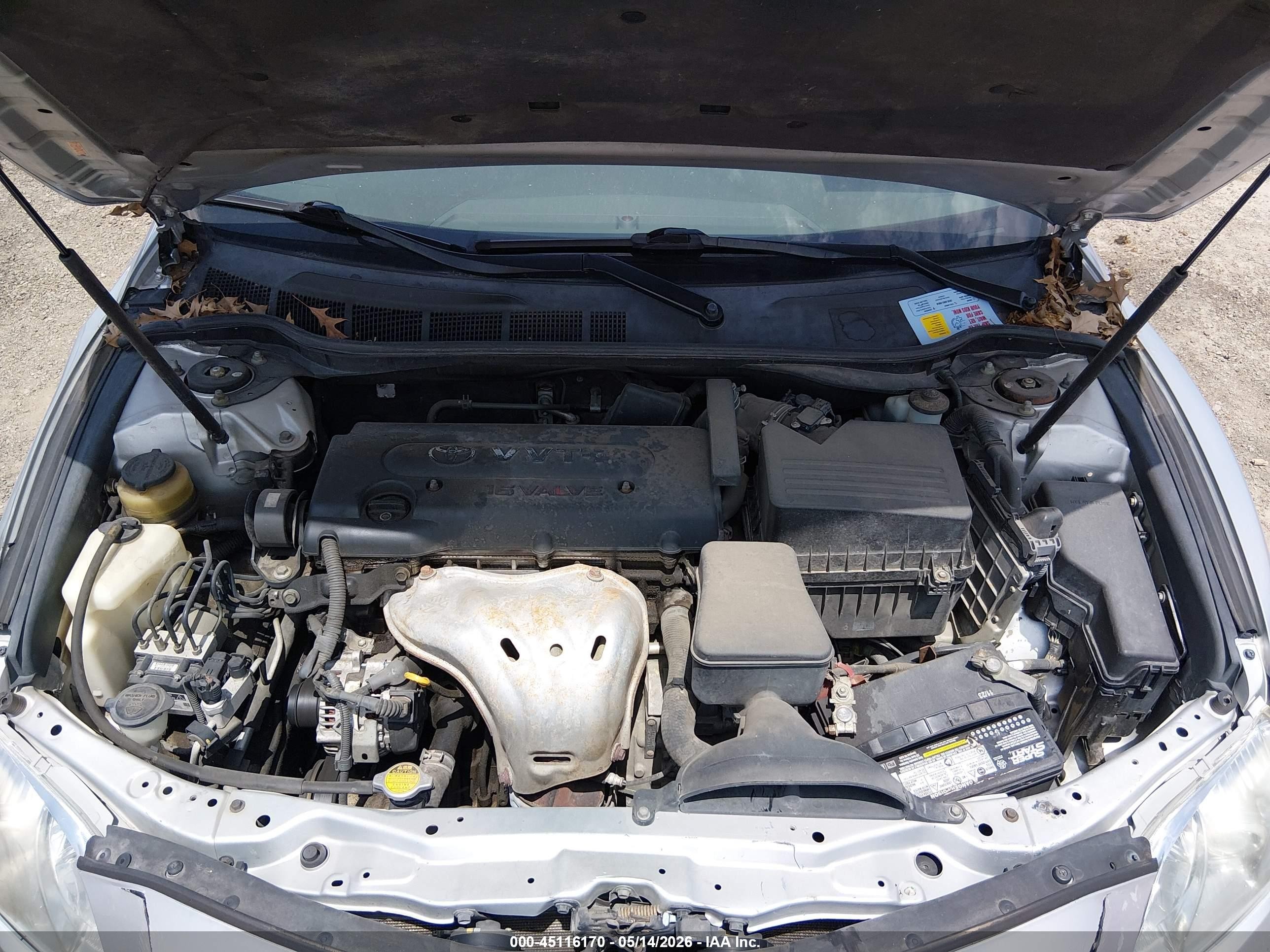 2008 Toyota Camry Le Silver vin: 4T4BE46K68R018213