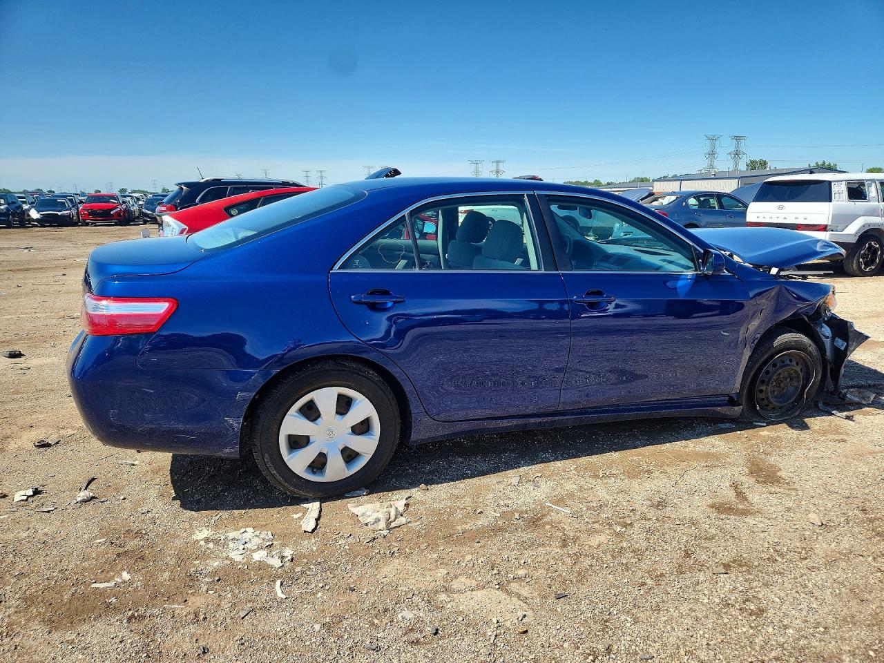 2008 Toyota Camry Le Blue vin: 4T4BE46K68R020737