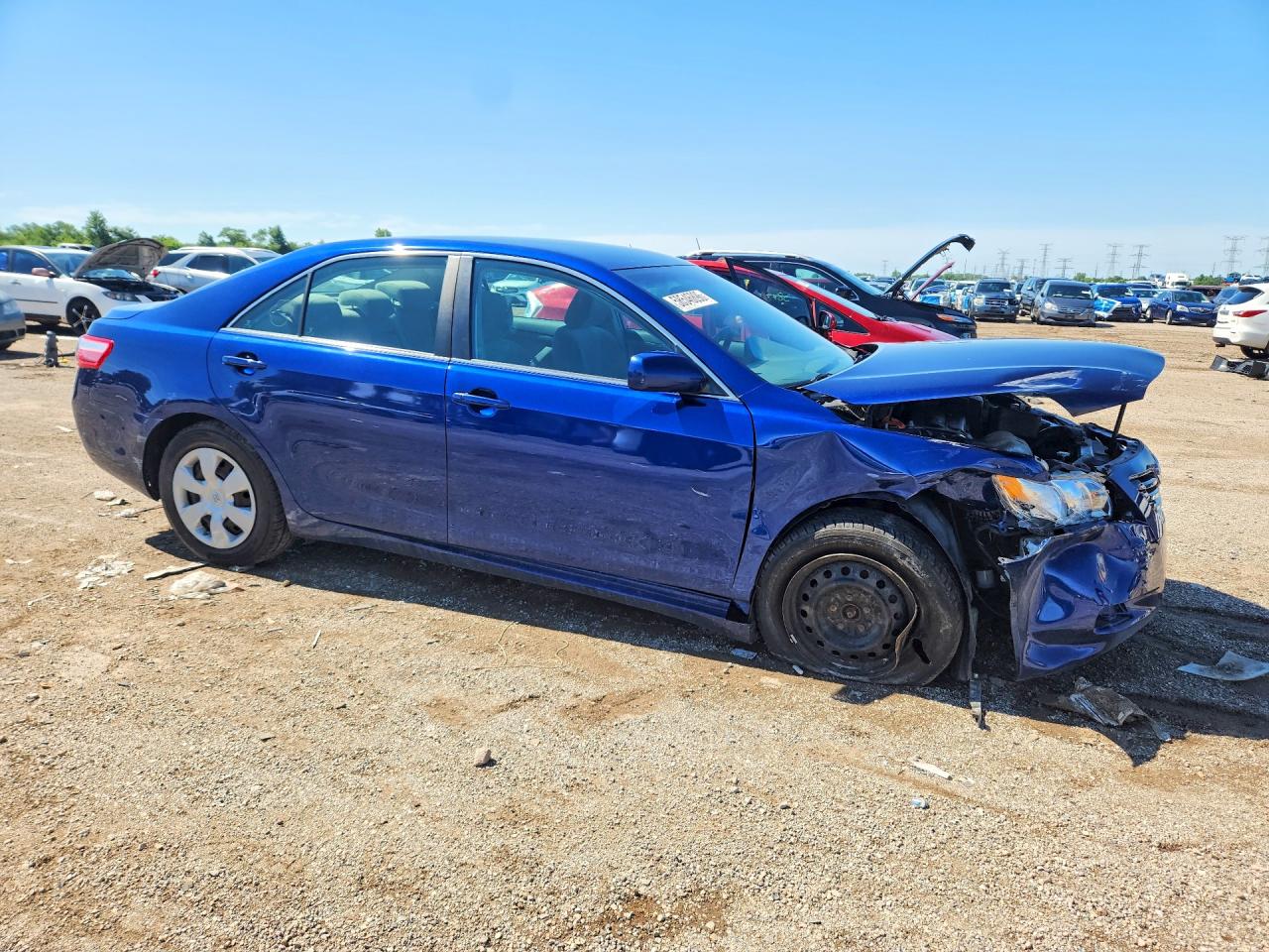2008 Toyota Camry Le Blue vin: 4T4BE46K68R020737