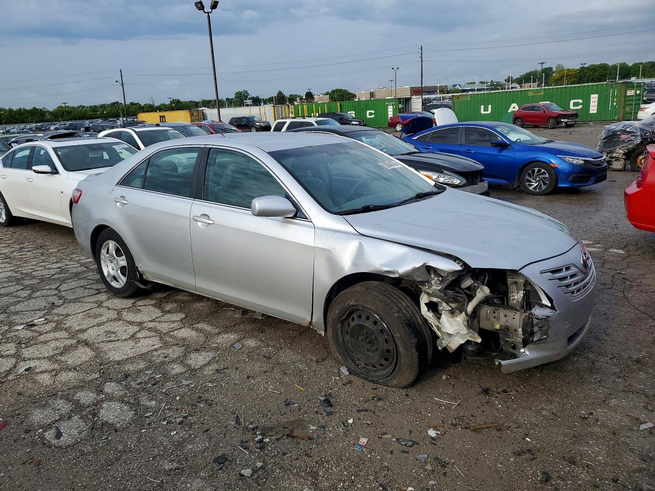 2008 Toyota Camry Le Серебряный vin: 4T4BE46K68R032502