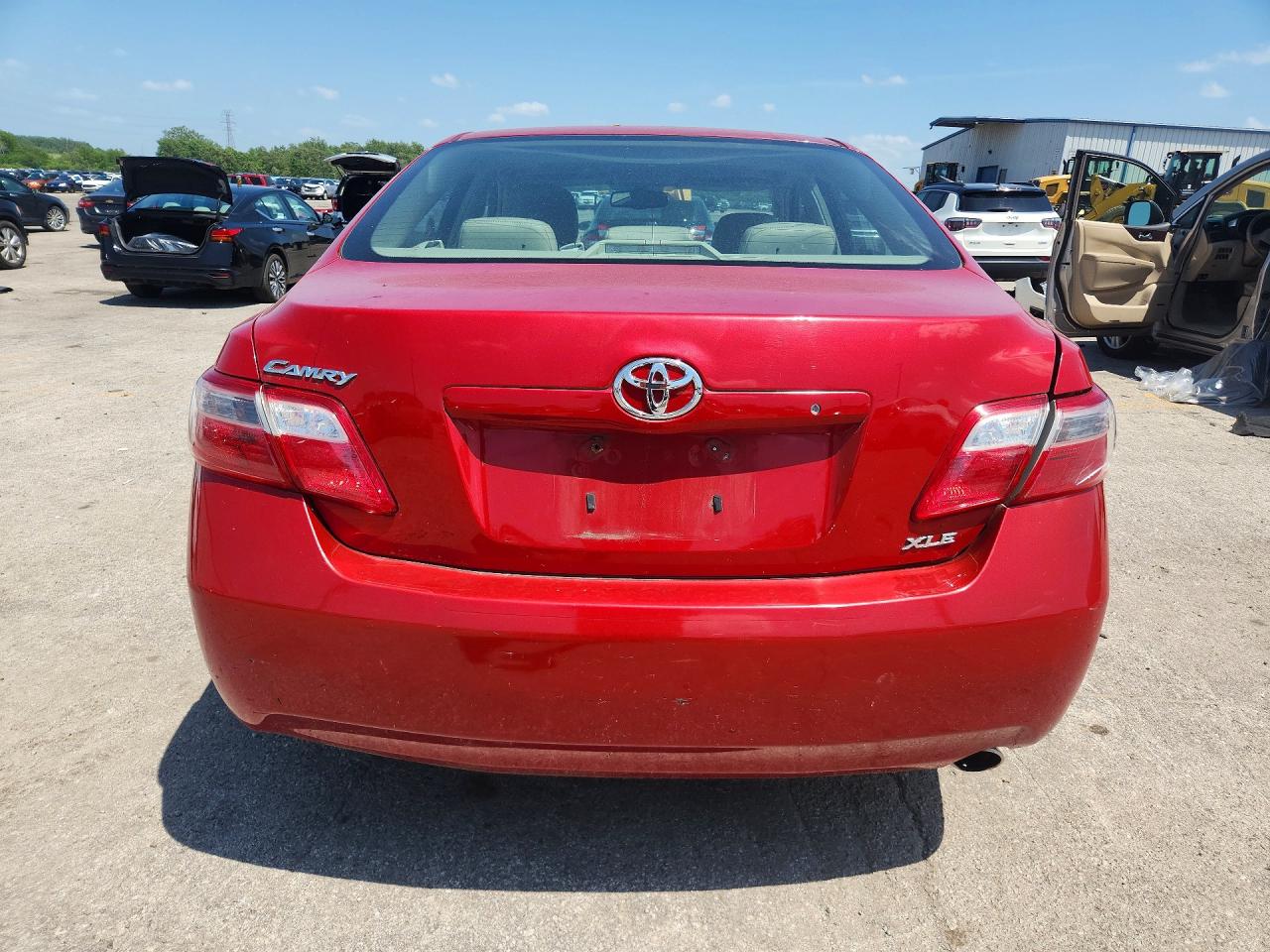 2009 Toyota Camry Xle Red vin: 4T4BE46K69R052184