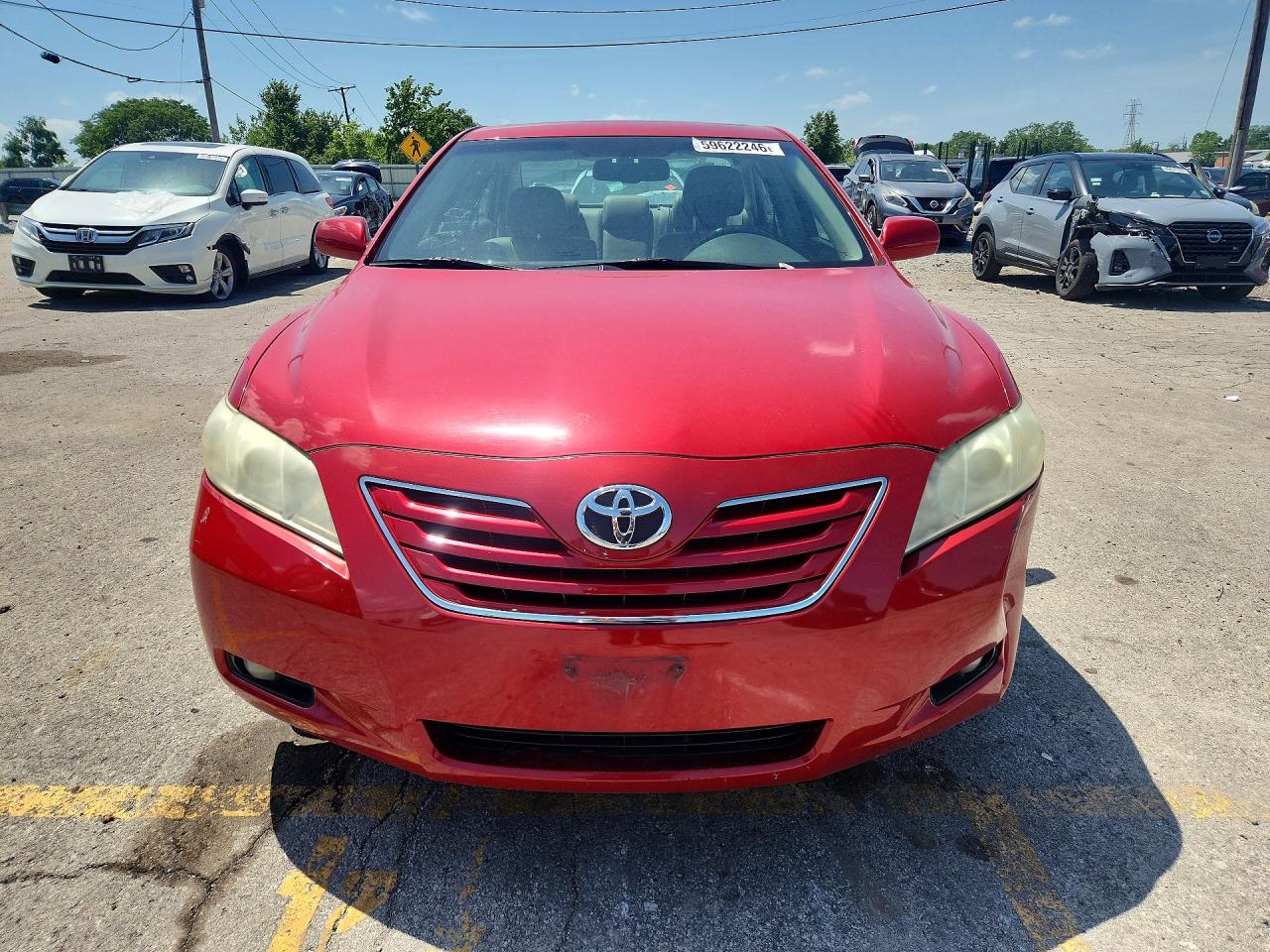 2009 Toyota Camry Xle Red vin: 4T4BE46K69R052184