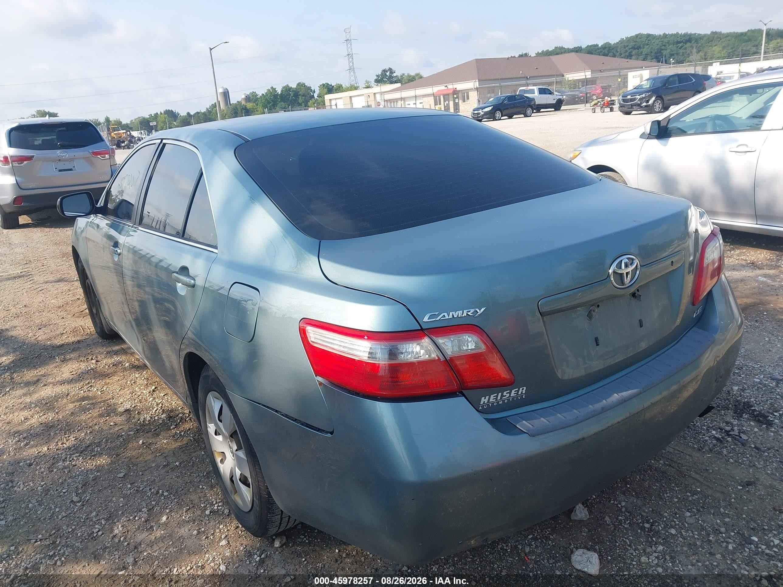 2009 Toyota Camry Le Gray vin: 4T4BE46K69R054842