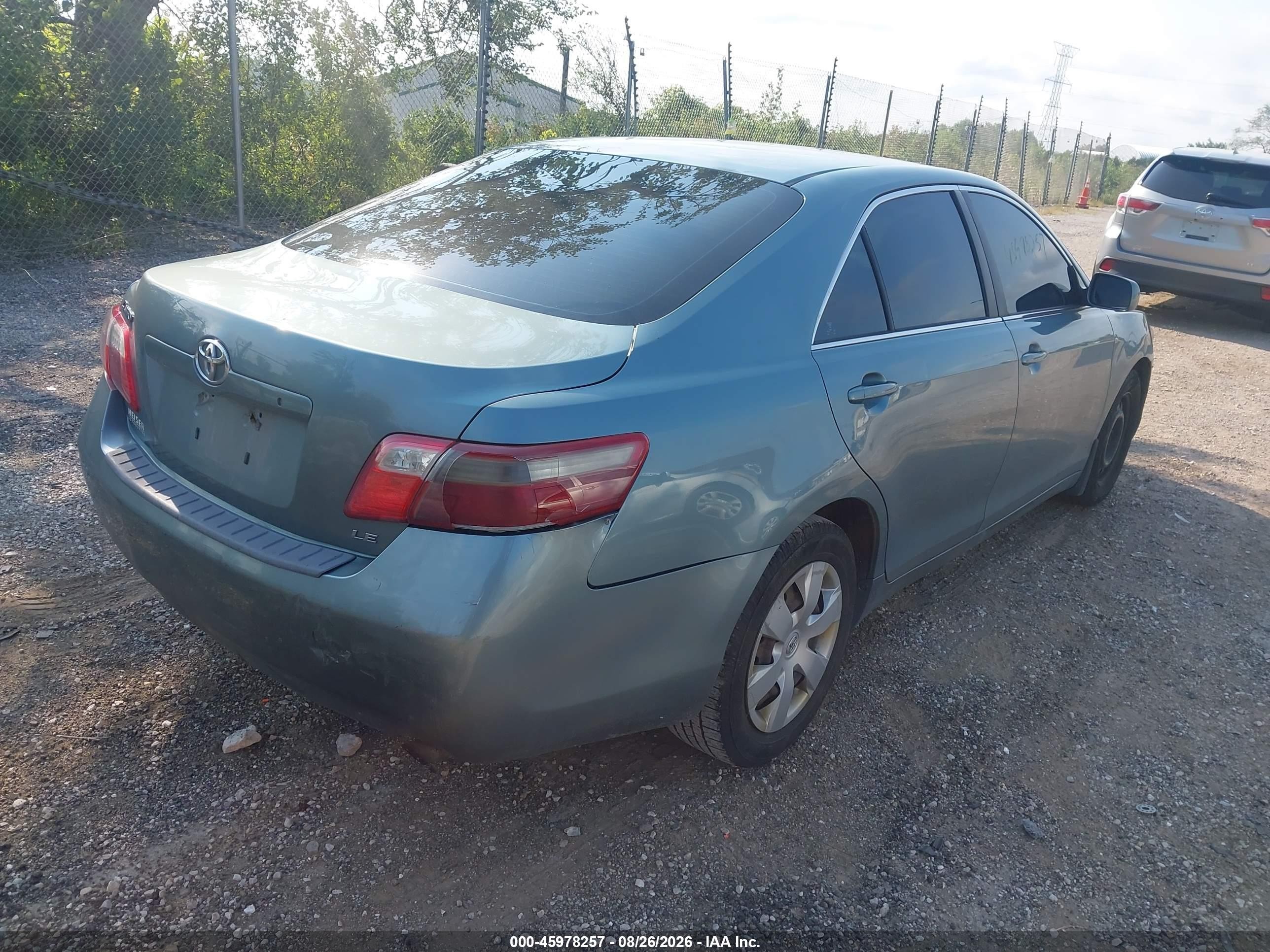 2009 Toyota Camry Le Gray vin: 4T4BE46K69R054842