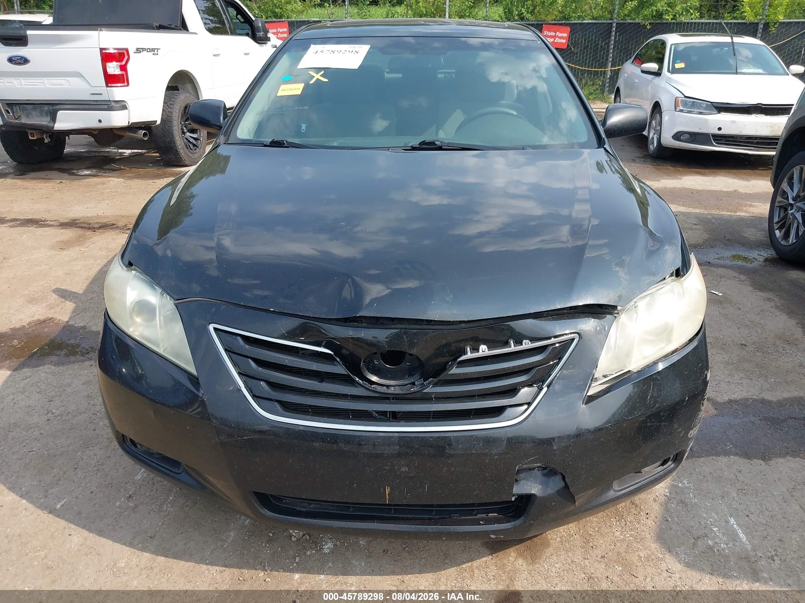 2009 Toyota Camry Xle Черный vin: 4T4BE46K69R067624