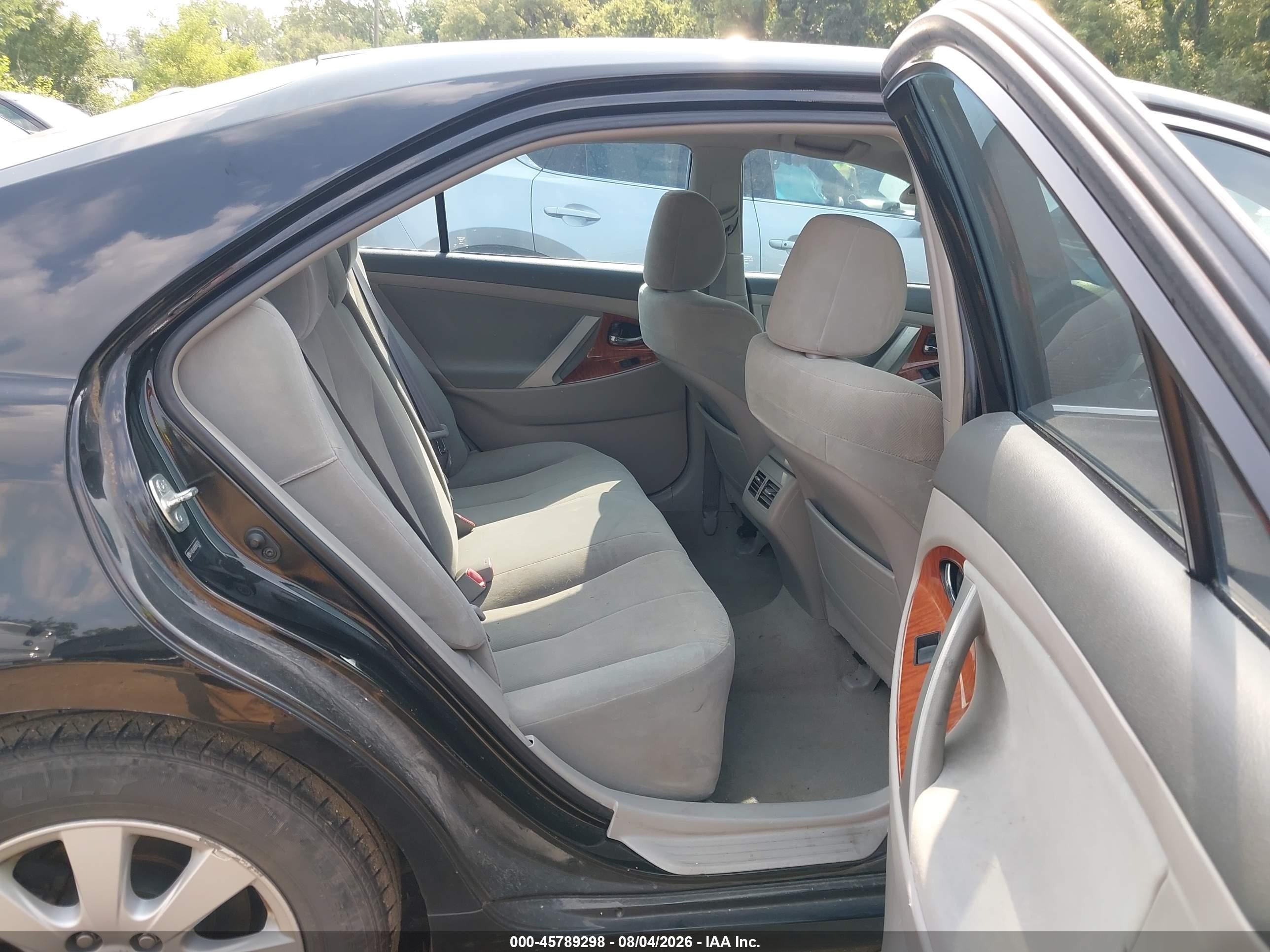 2009 Toyota Camry Xle Черный vin: 4T4BE46K69R067624