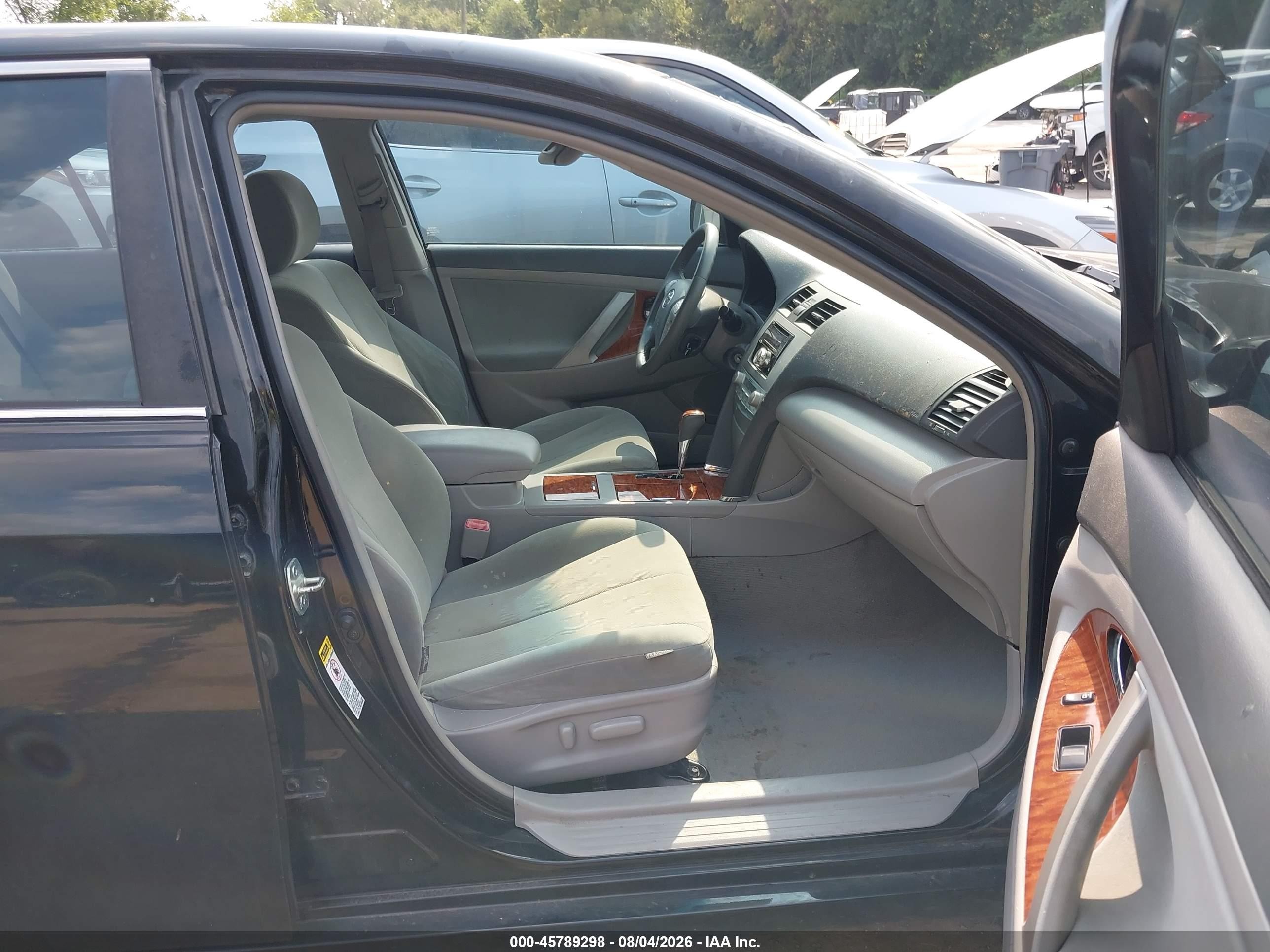 2009 Toyota Camry Xle Черный vin: 4T4BE46K69R067624