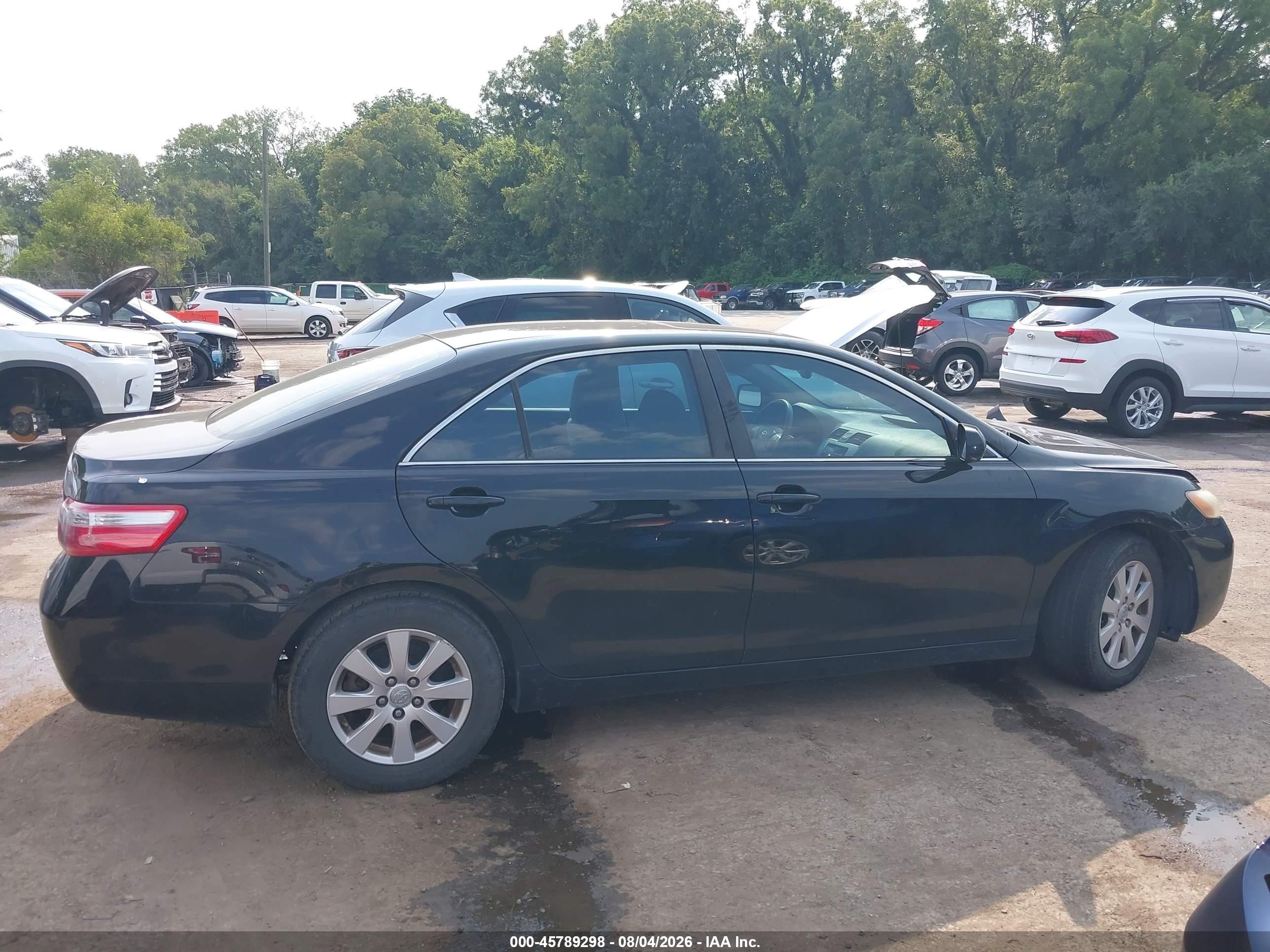 2009 Toyota Camry Xle Черный vin: 4T4BE46K69R067624