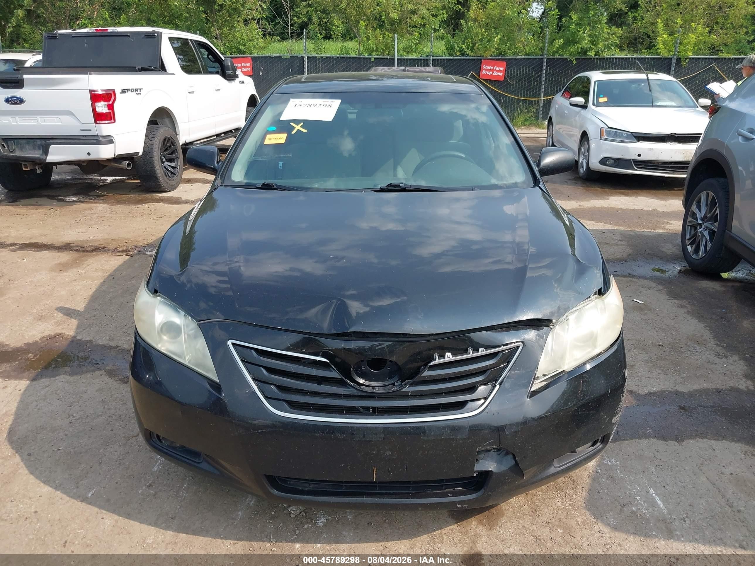 2009 Toyota Camry Xle Черный vin: 4T4BE46K69R067624