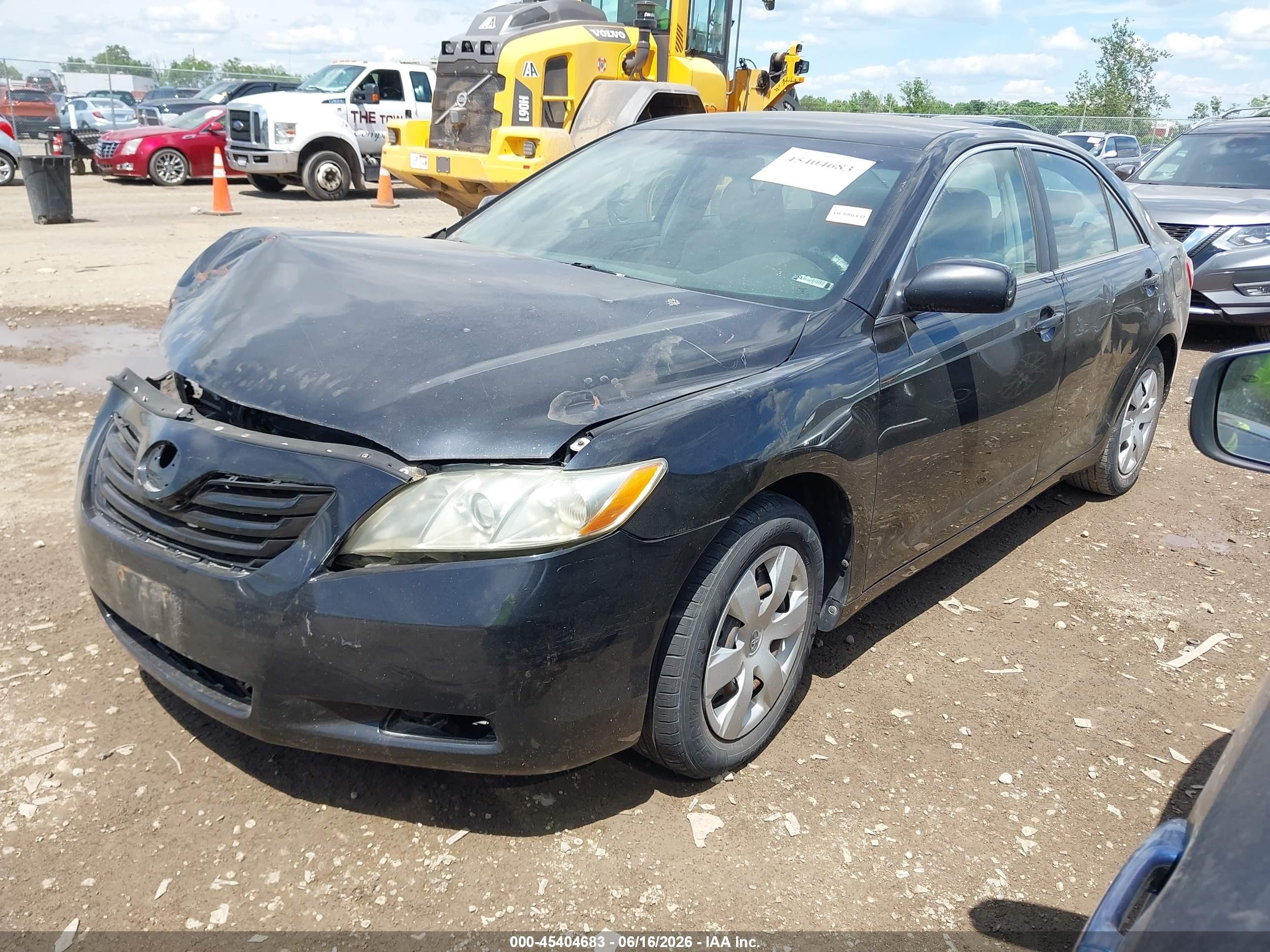 2009 Toyota Camry Le Black vin: 4T4BE46K69R068627