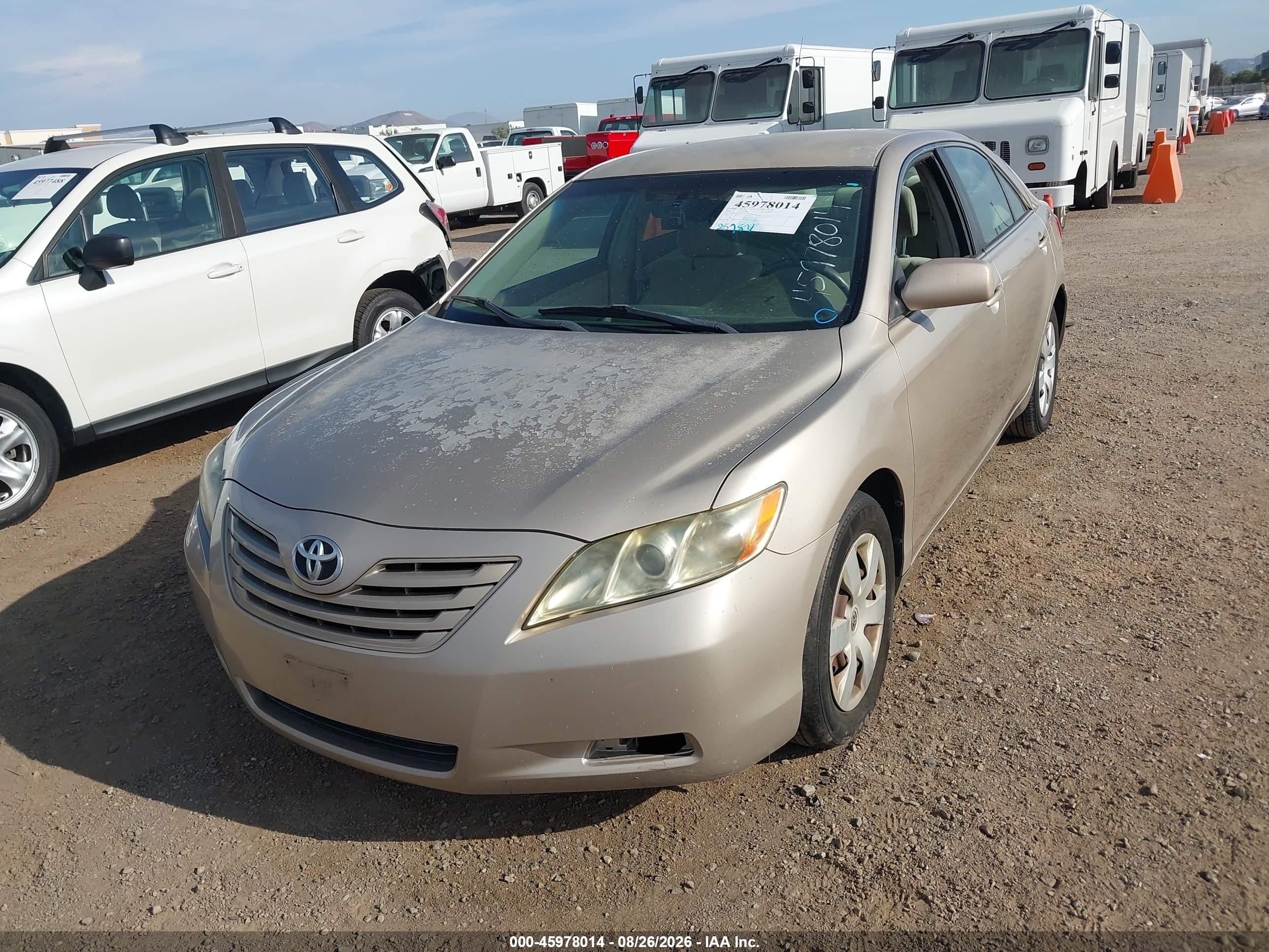 2009 Toyota Camry Le Beige vin: 4T4BE46K69R071222