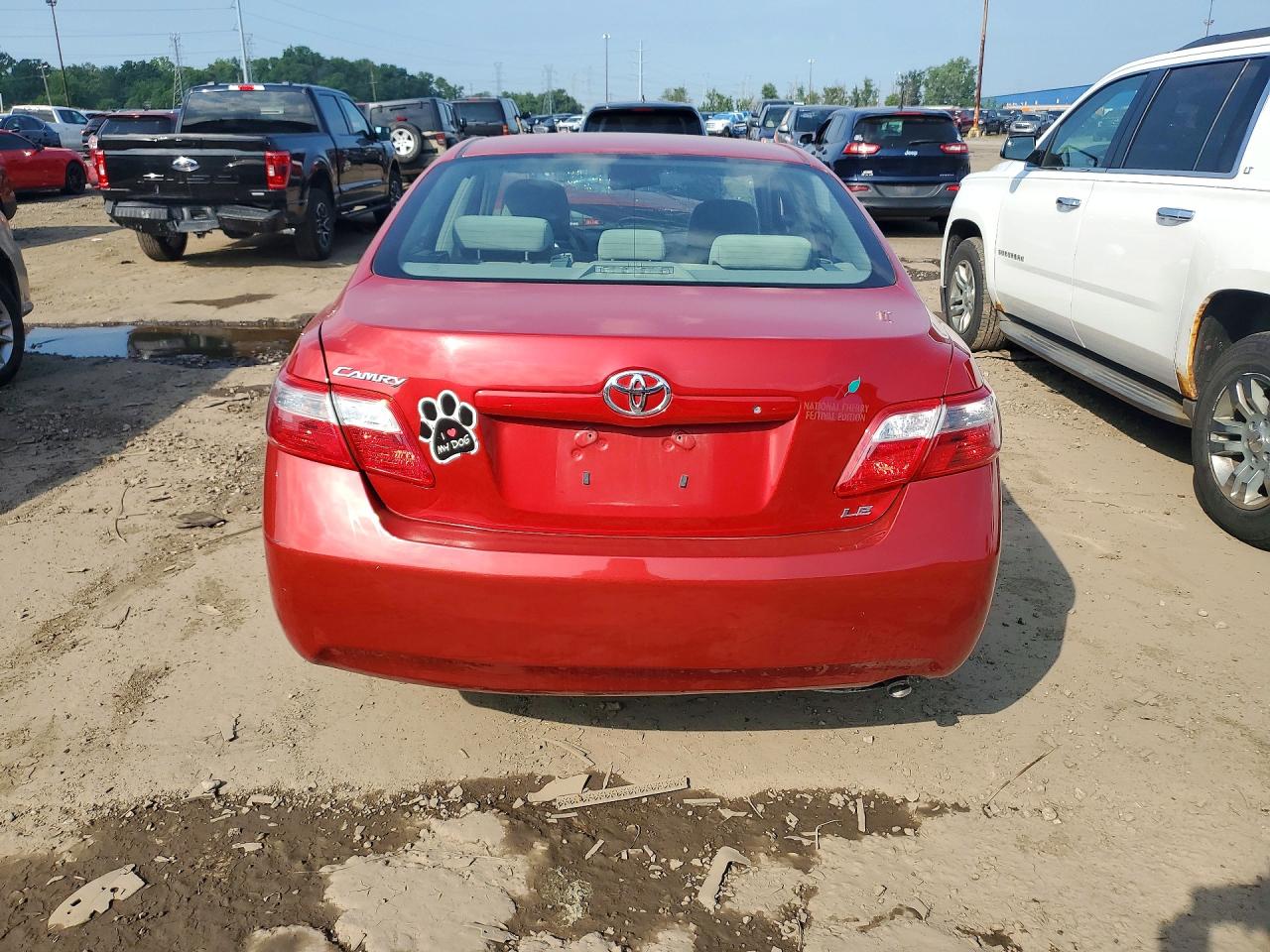 2009 Toyota Camry Le Red vin: 4T4BE46K69R082172