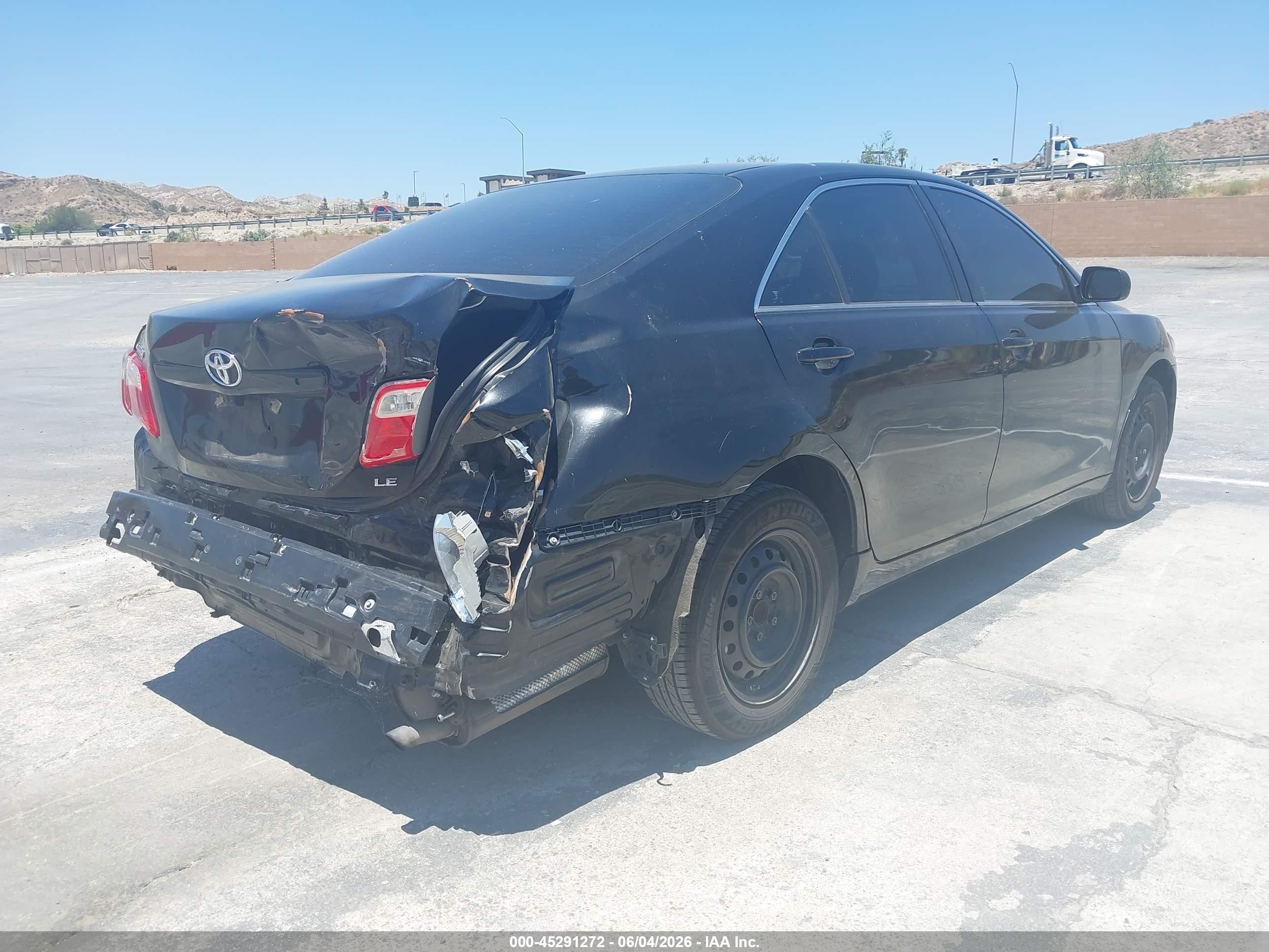 2009 Toyota Camry Le Black vin: 4T4BE46K69R082298