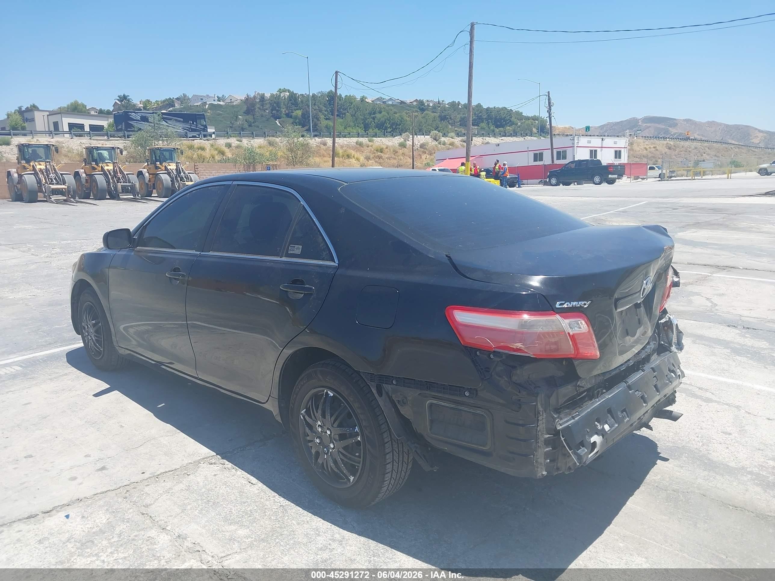 2009 Toyota Camry Le Black vin: 4T4BE46K69R082298