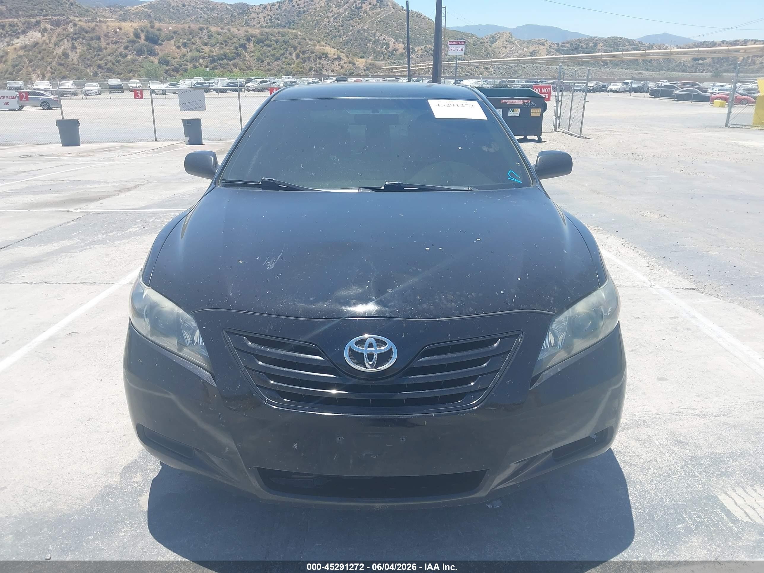 2009 Toyota Camry Le Black vin: 4T4BE46K69R082298